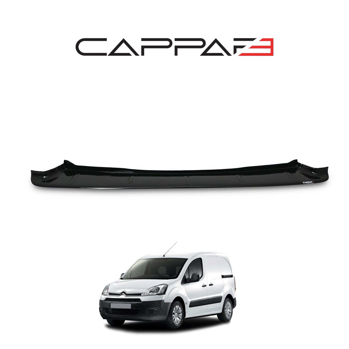 Citroen Berlingo 2009 - 2018 Rear Bumper Sill Protector Gloss