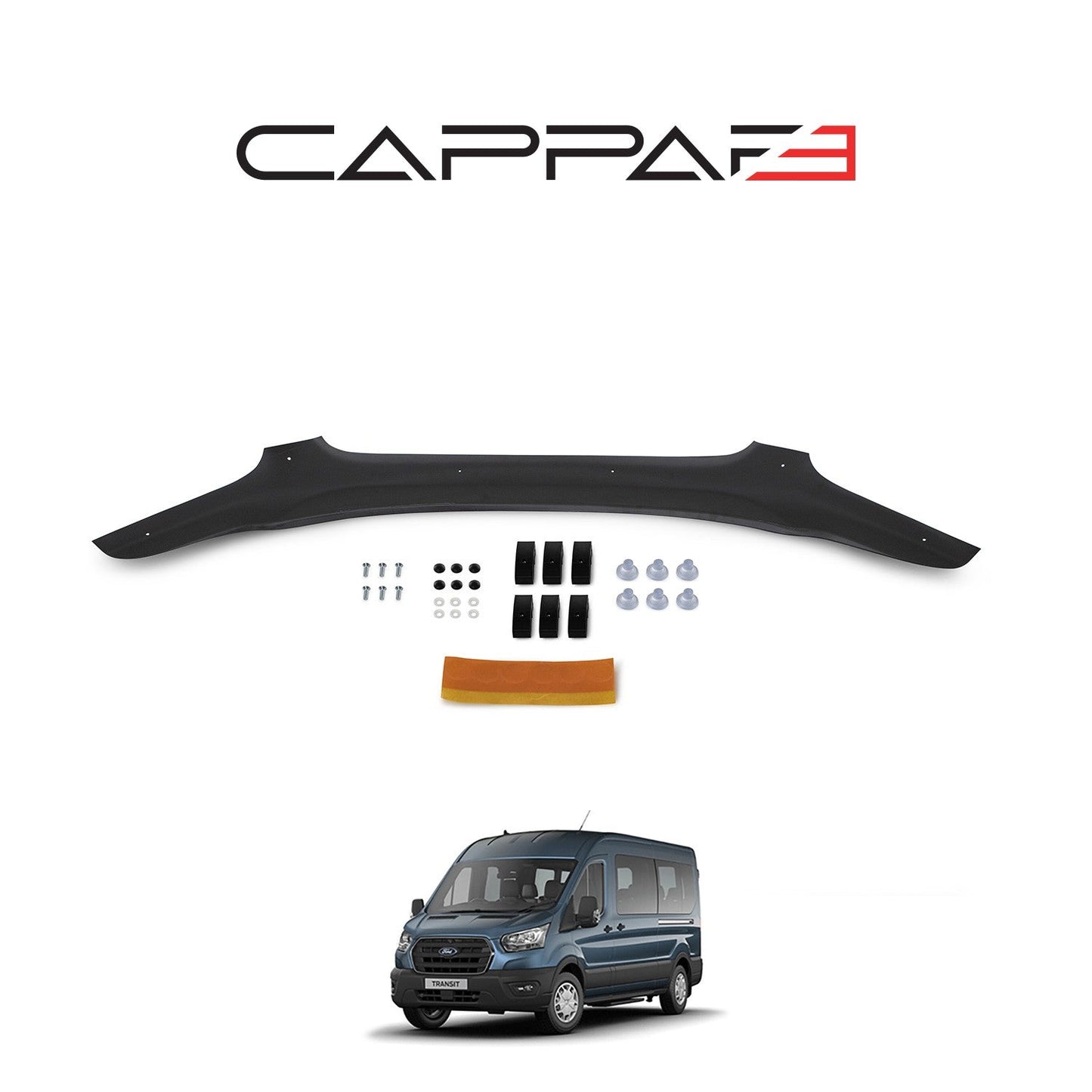 Ford Transit 2014 - 2018 Bonnet Deflector 4mm