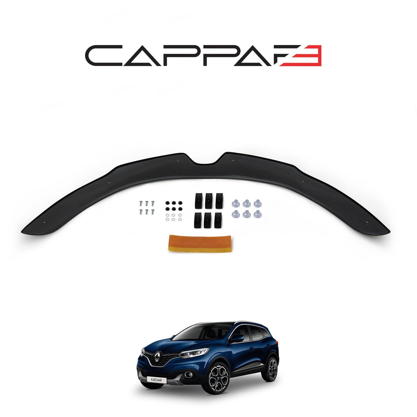 Renault Kadjar 2015 Onwards Bonnet Deflector 3mm