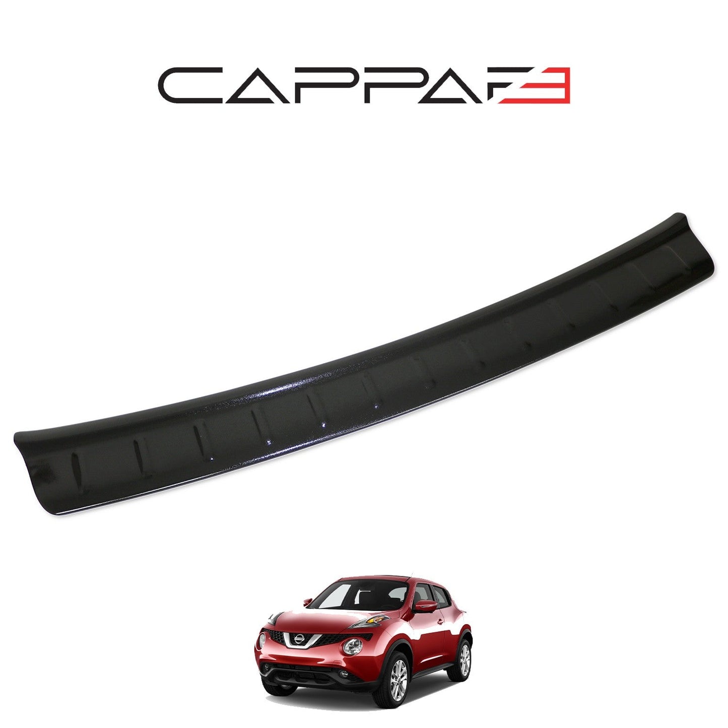 Nissan Juke 2014 - 2018 Rear Bumper Sill Protector Gloss