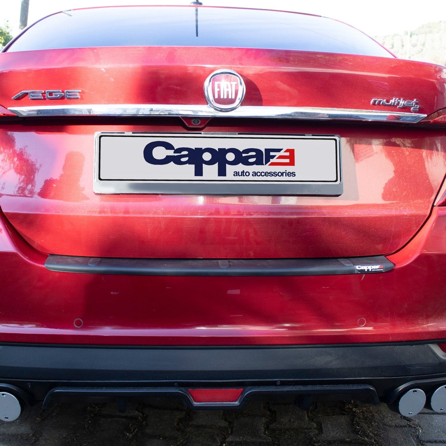 Fiat Egea 2015 Onwards Rear Bumper Sill Protector Matt