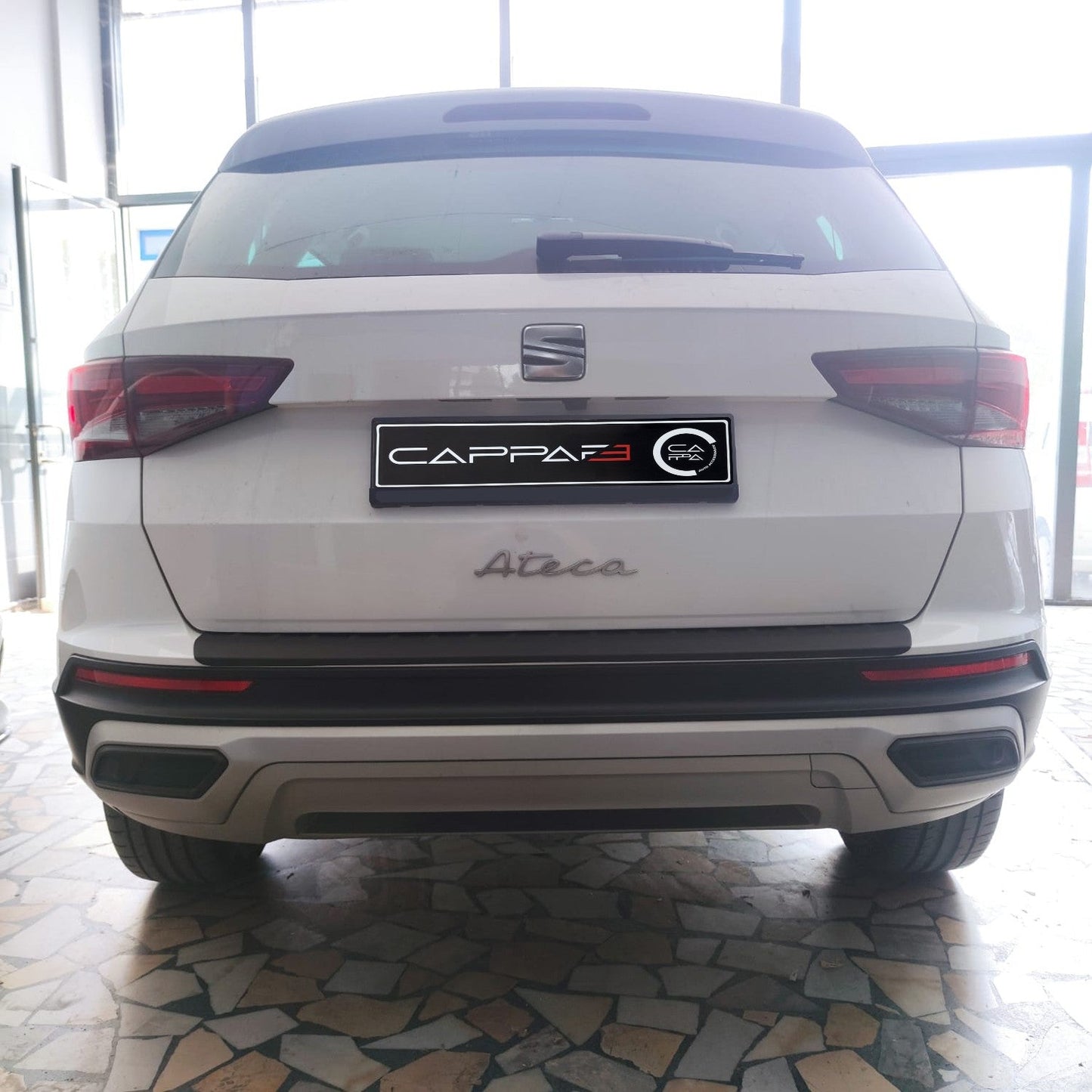 Seat Ateca 2016 Onwards Rear Bumper Sill Protector Matt