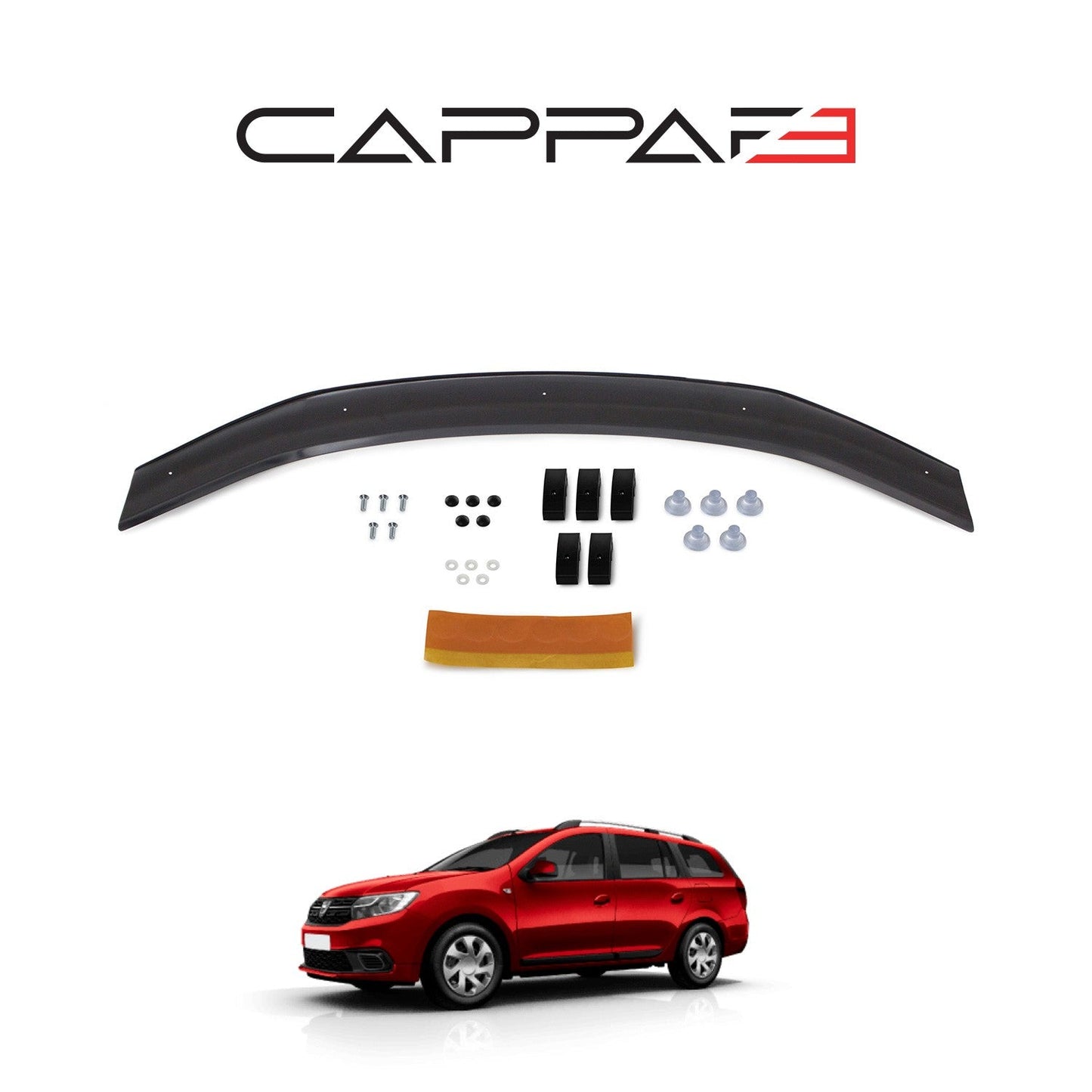 Dacia Logan MCV 2013 - 2021 Bonnet Deflector 3mm