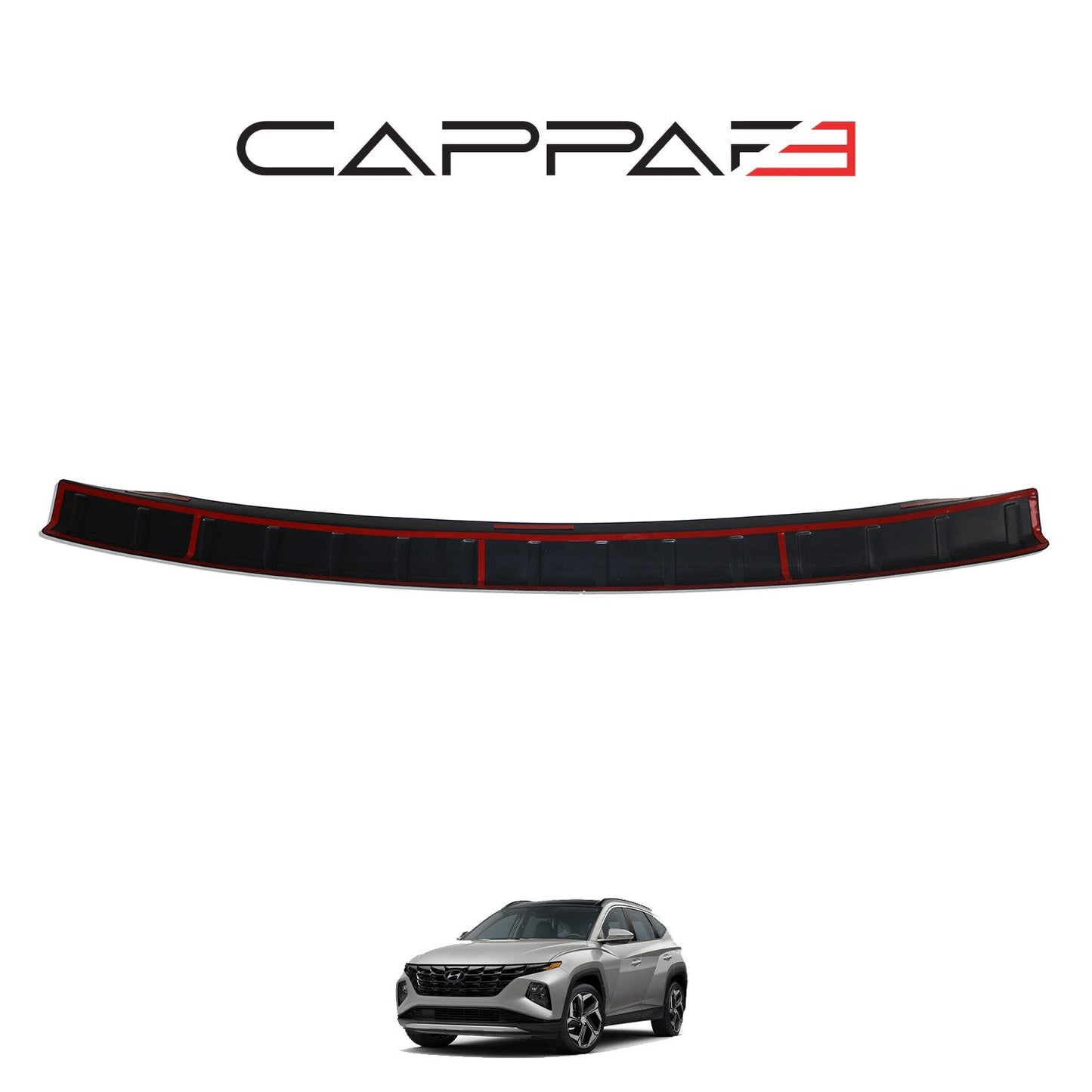 Hyundai Tucson 2021 Onwards Rear Bumper Sill Protector Gloss