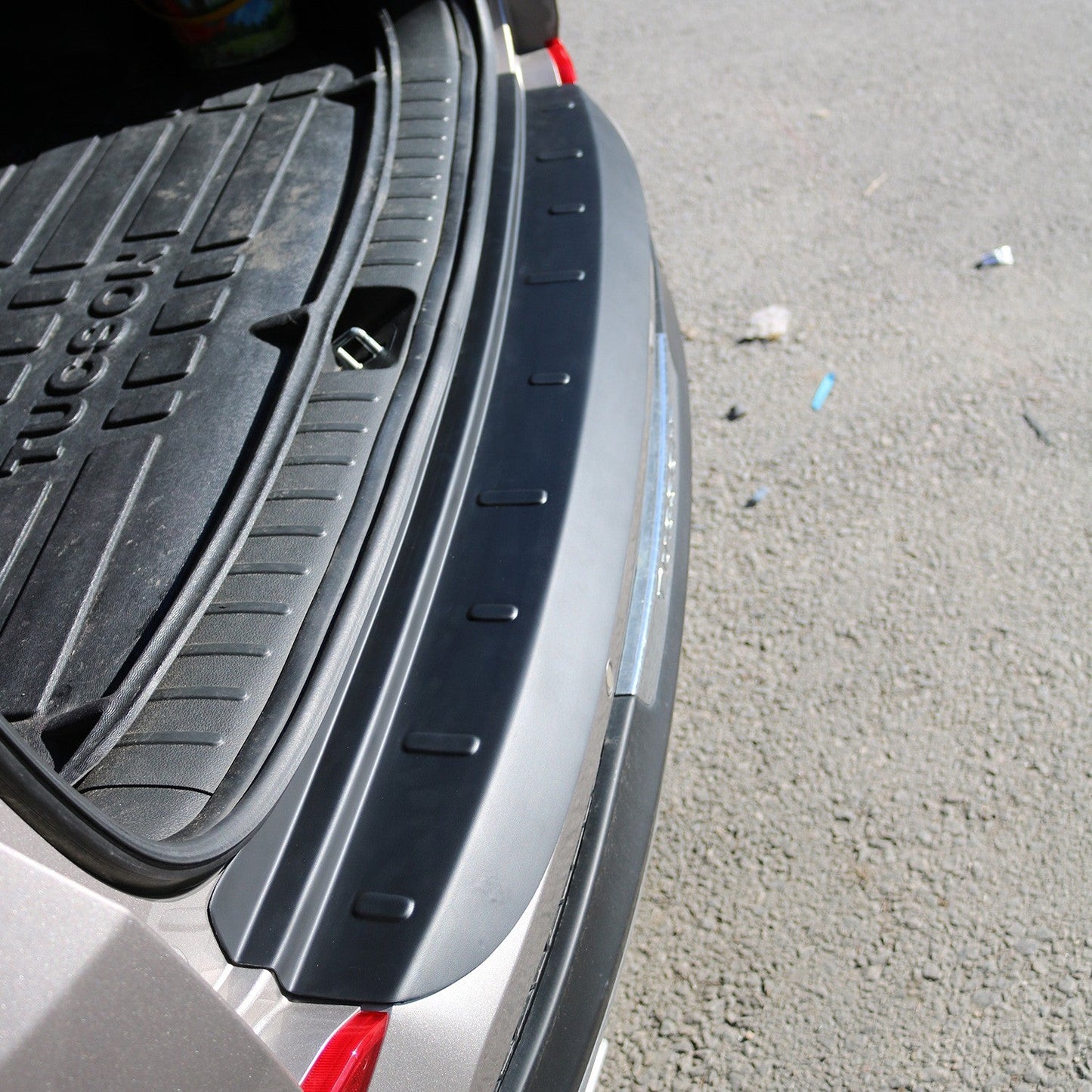 Hyundai Tucson 2016 - 2018 Rear Bumper Sill Protector Matt