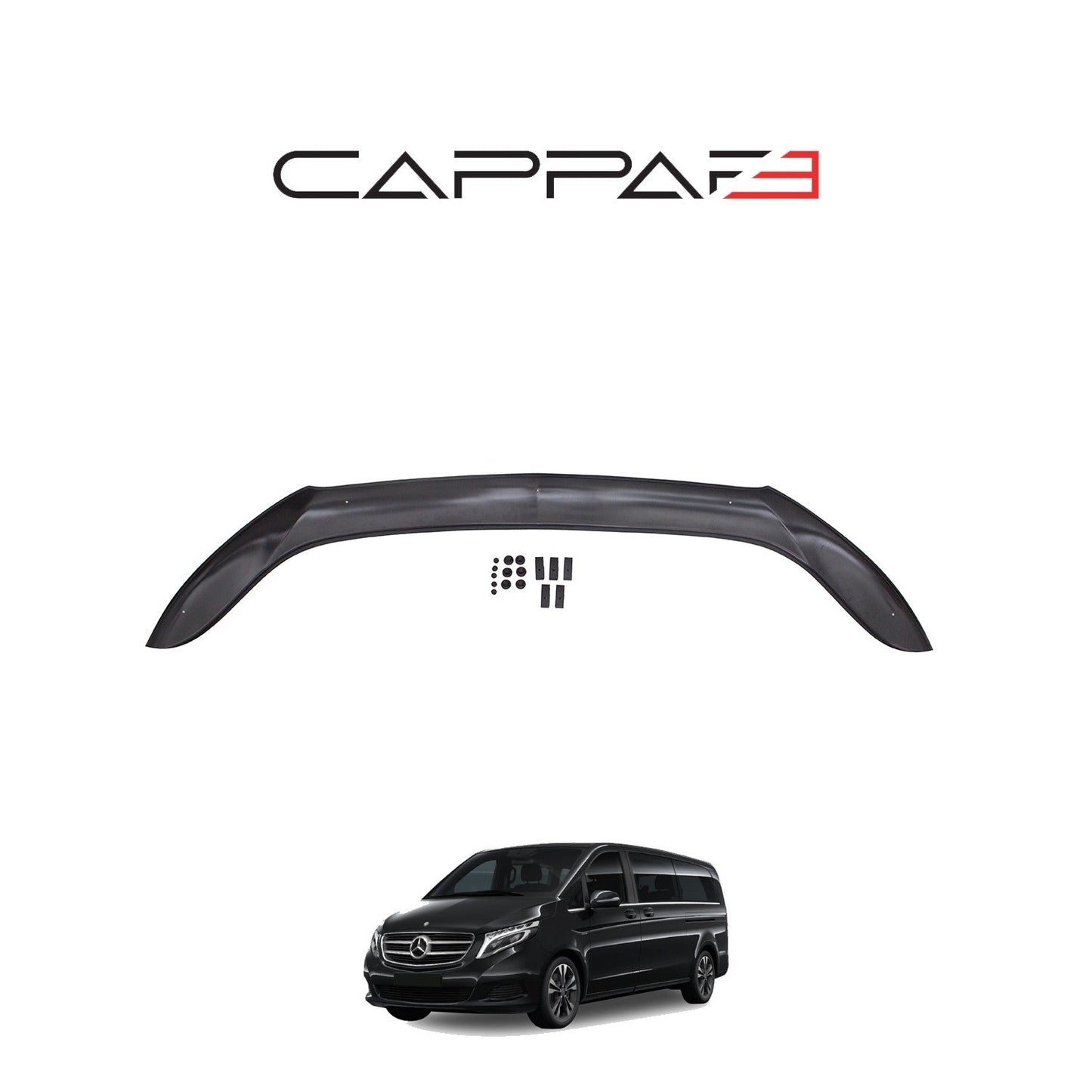 Mercedes V-Class 2019 Onwards Bonnet Deflector 4mm
