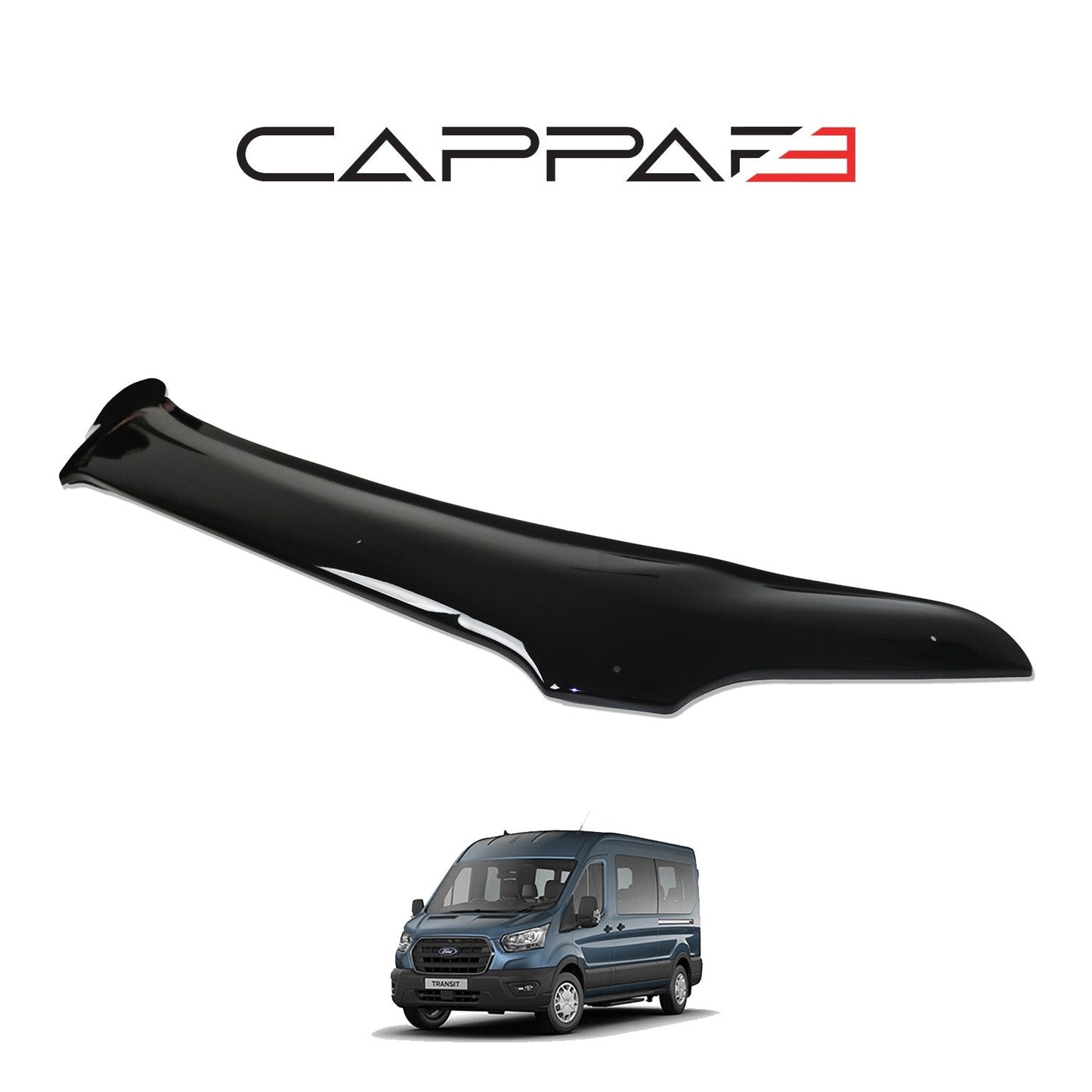Ford Transit 2019 Onwards Bonnet Deflector 4mm