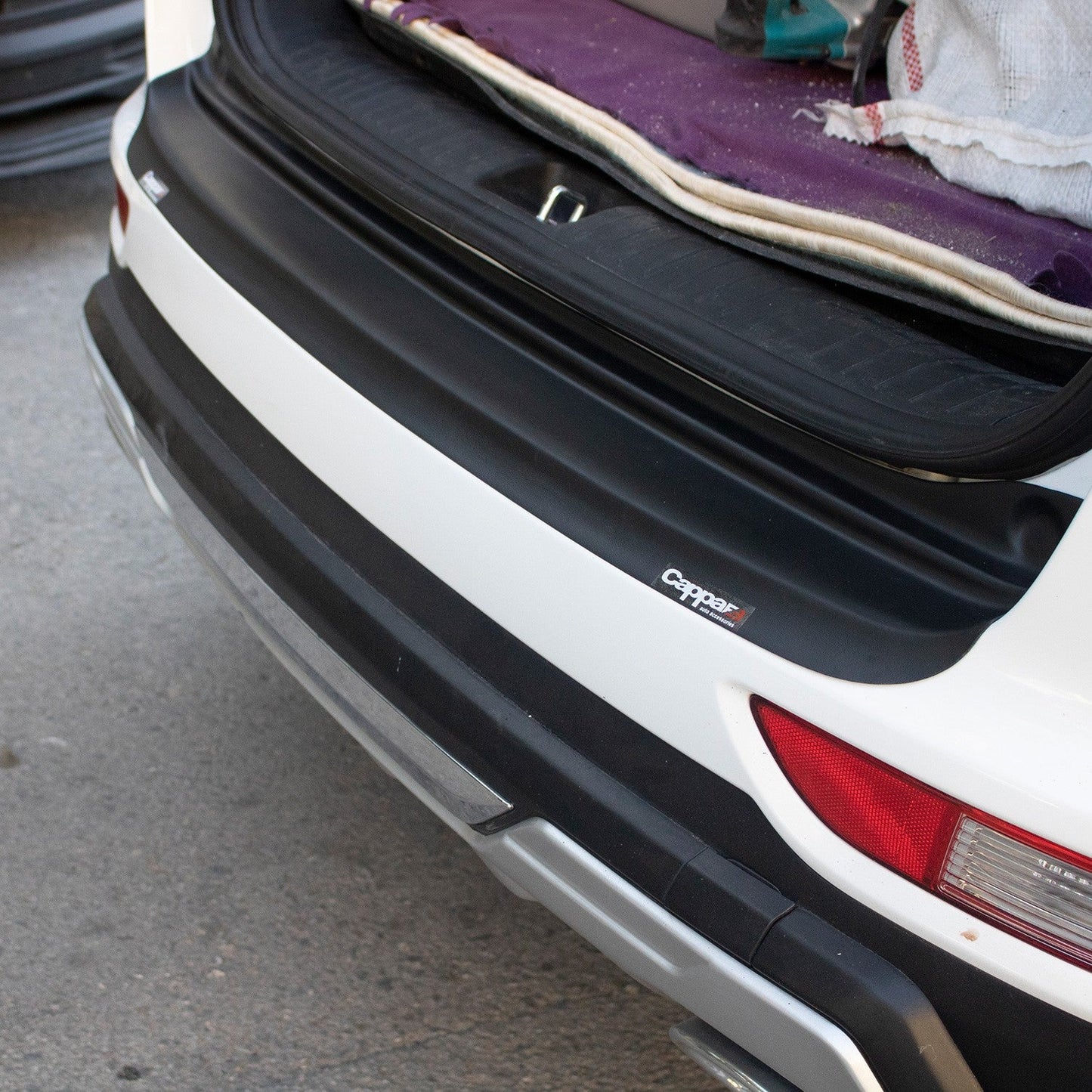 Kia Sportage 2016 - 2019 Rear Bumper Sill Protector Matt