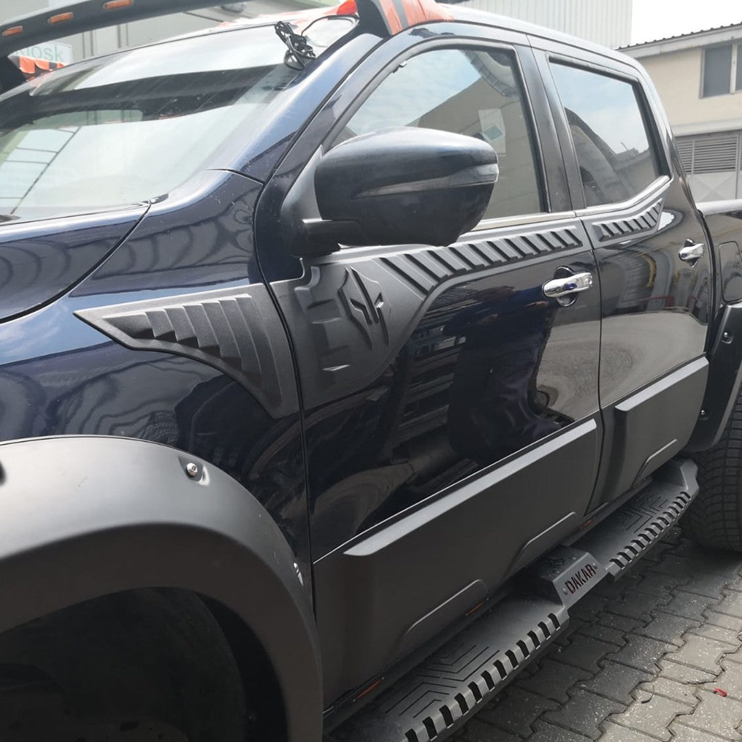 Mercedes X-Class 2017 Onwards Rear Bumper Sill Protector 6pcs