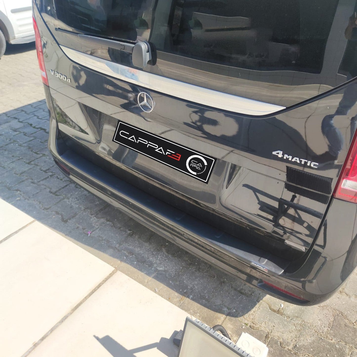 Mercedes V-Class 2019 Onwards Rear Bumper Sill Protector Matt