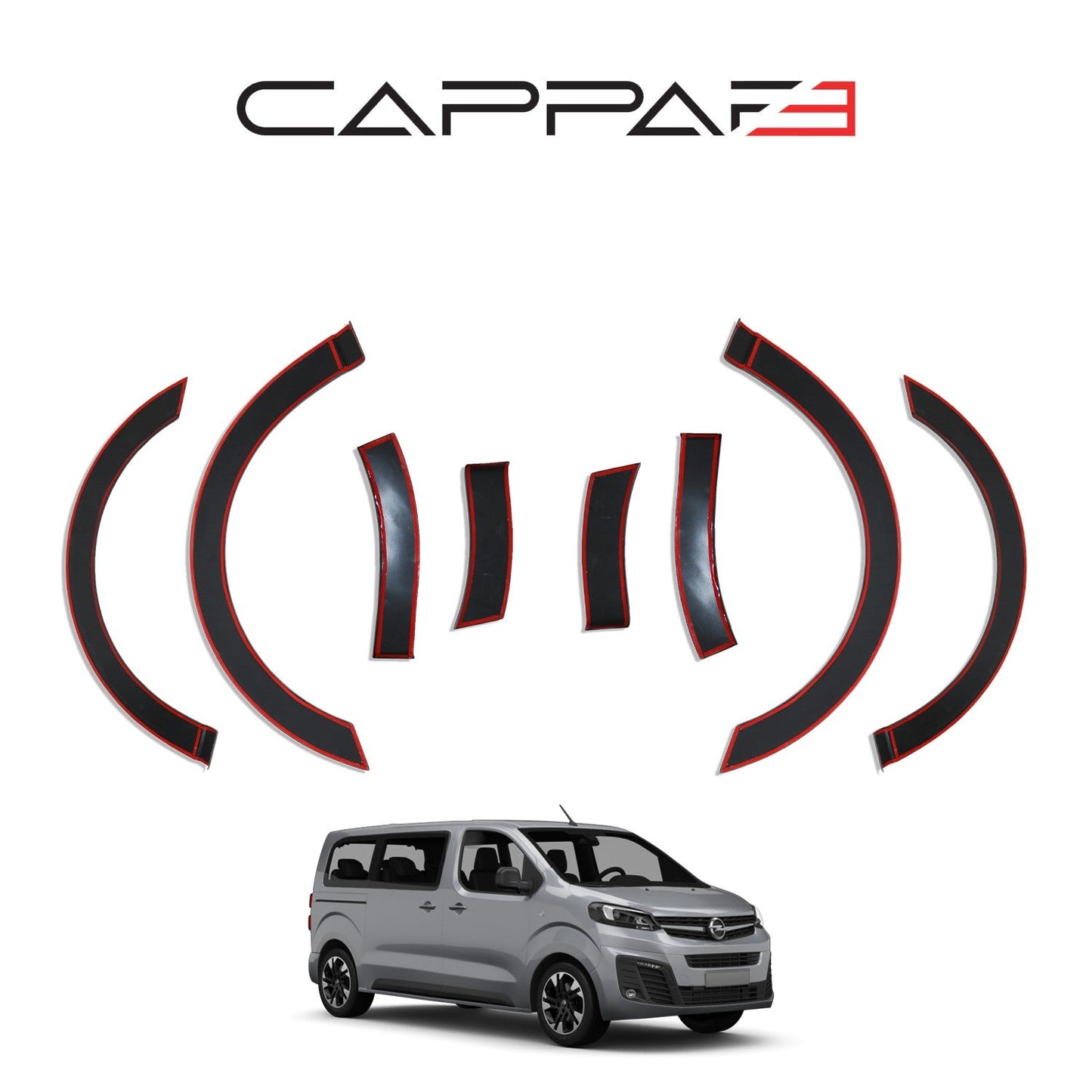 Opel Zafira 2019 Onwards Fender Flares