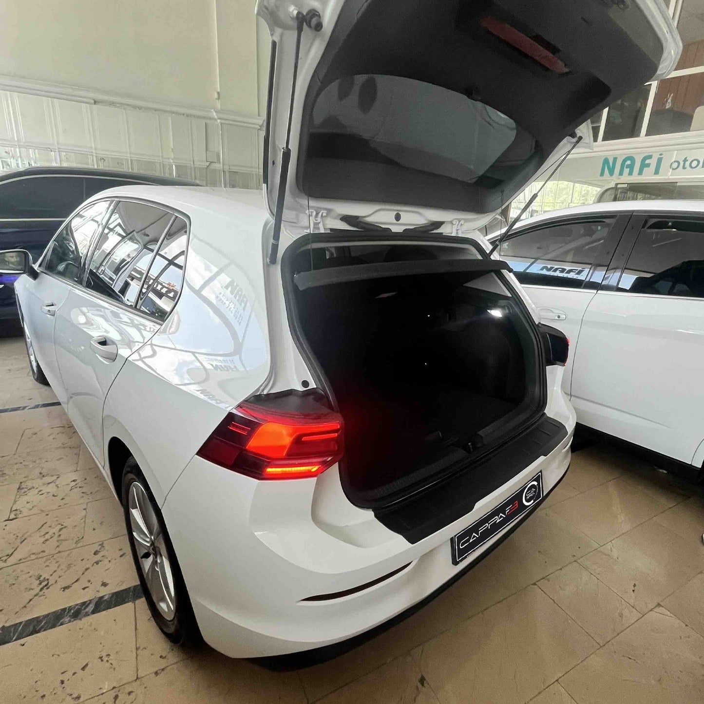 Volkswagen Golf 2021 Onwards Rear Bumper Sill Protector Matt