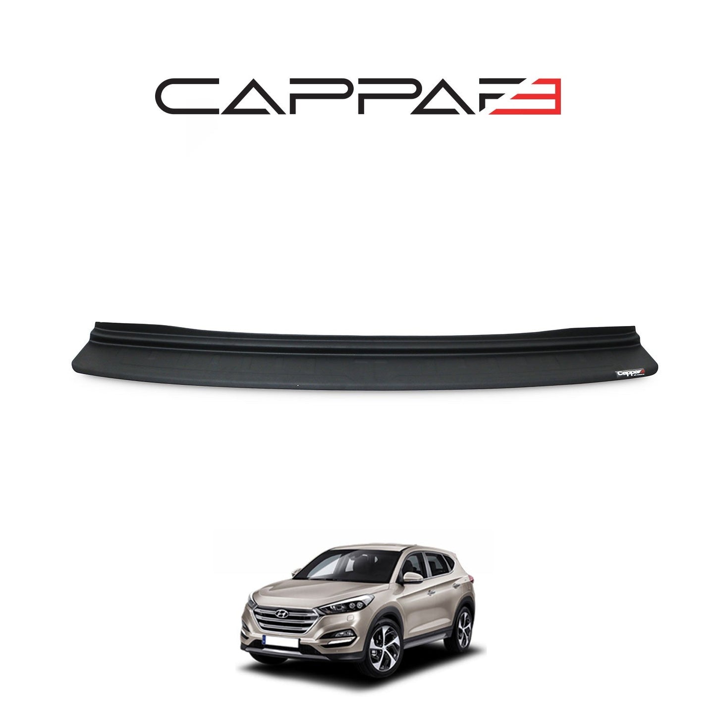 Hyundai Tucson 2018 - 2020 Rear Bumper Sill Protector Matt