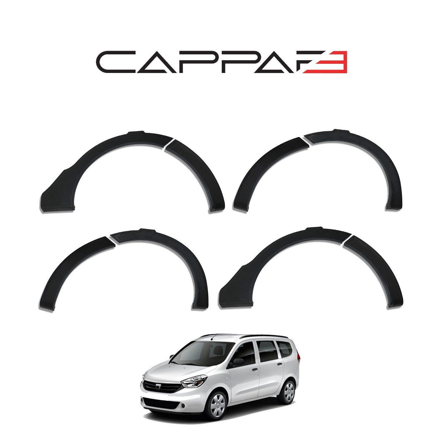 Dacia Lodgy 2013 Onwards Fender Flares 8pcs