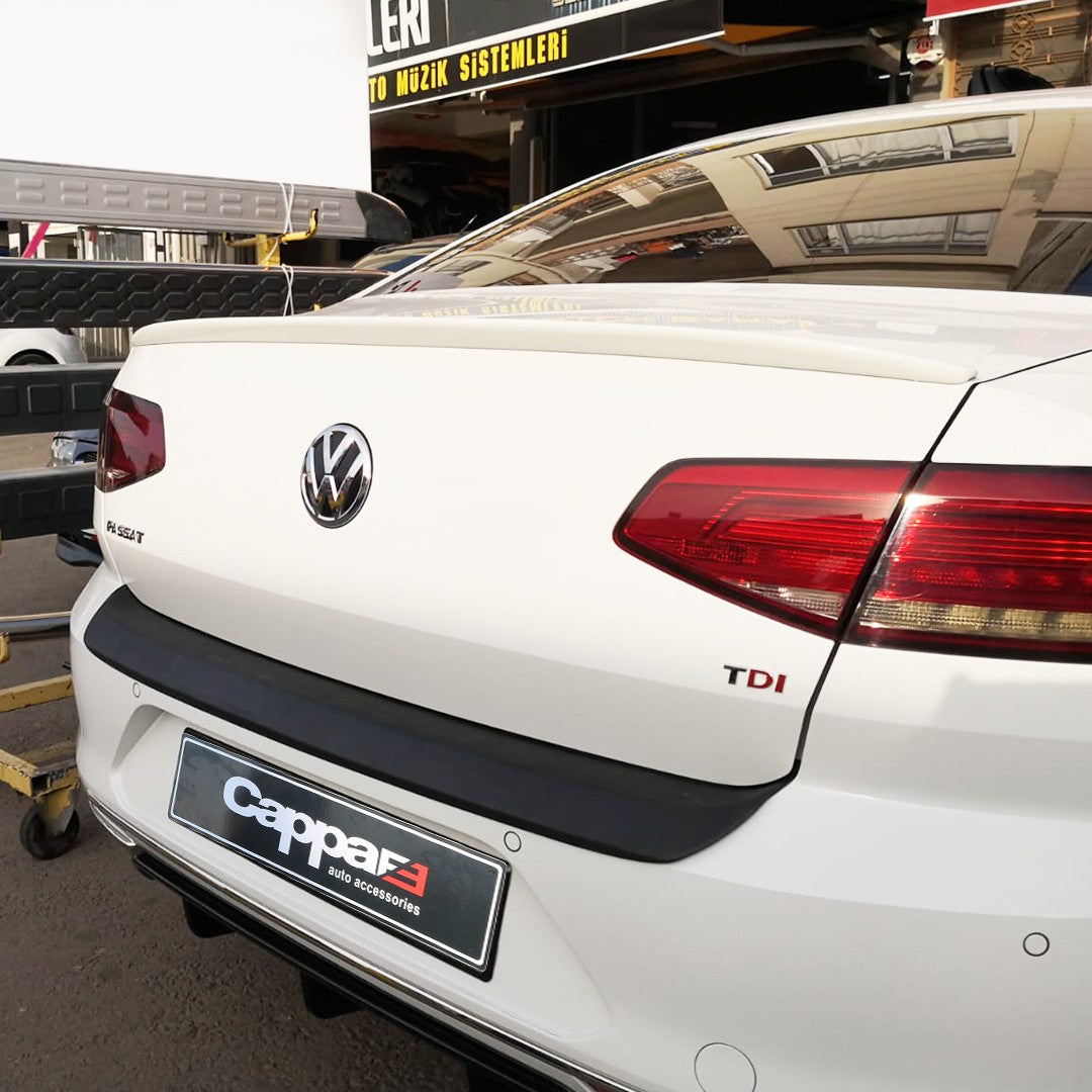 Volkswagen Passat 2015 Onwards Rear Bumper Sill Protector Matt