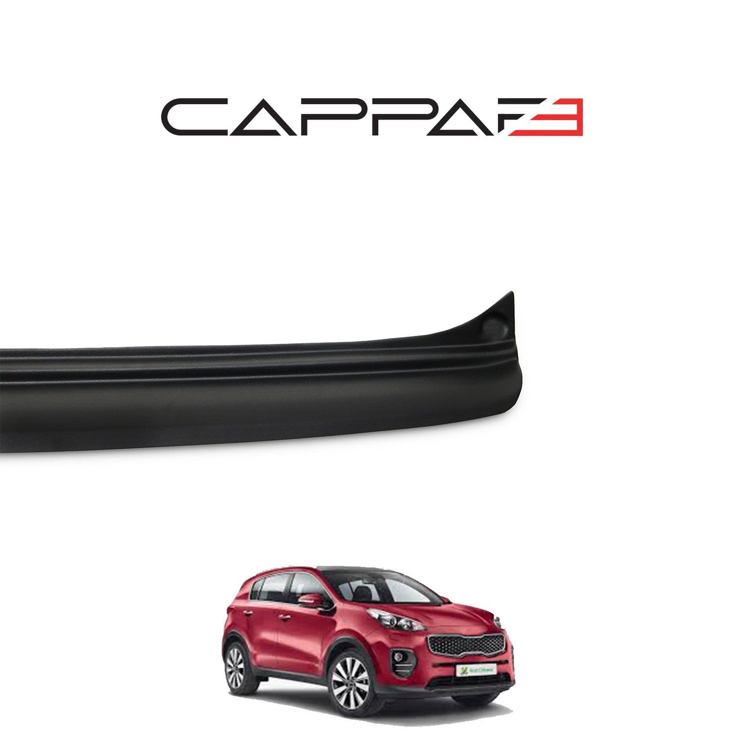 Kia Sportage 2019 - 2021 Rear Bumper Sill Protector Matt