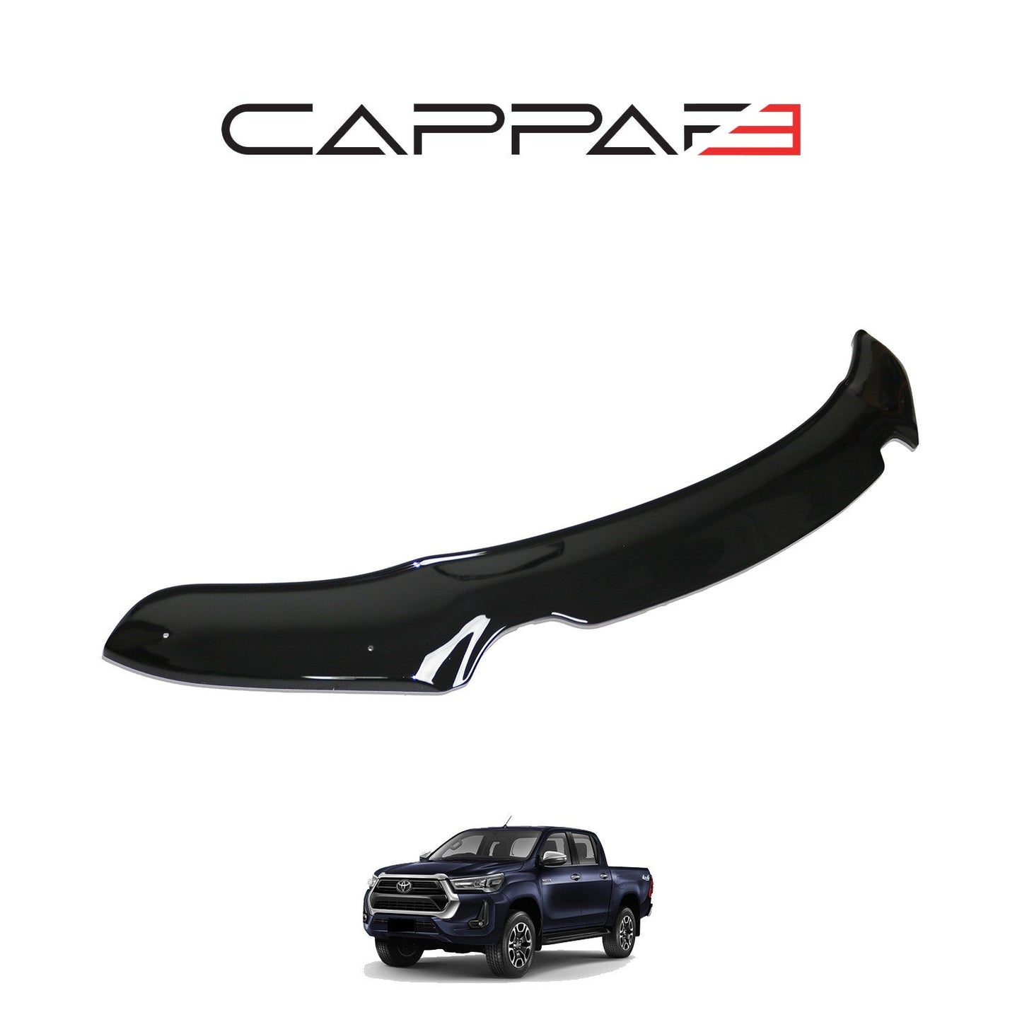 Toyota Hilux 2021 Onwards Bonnet Deflector 4mm