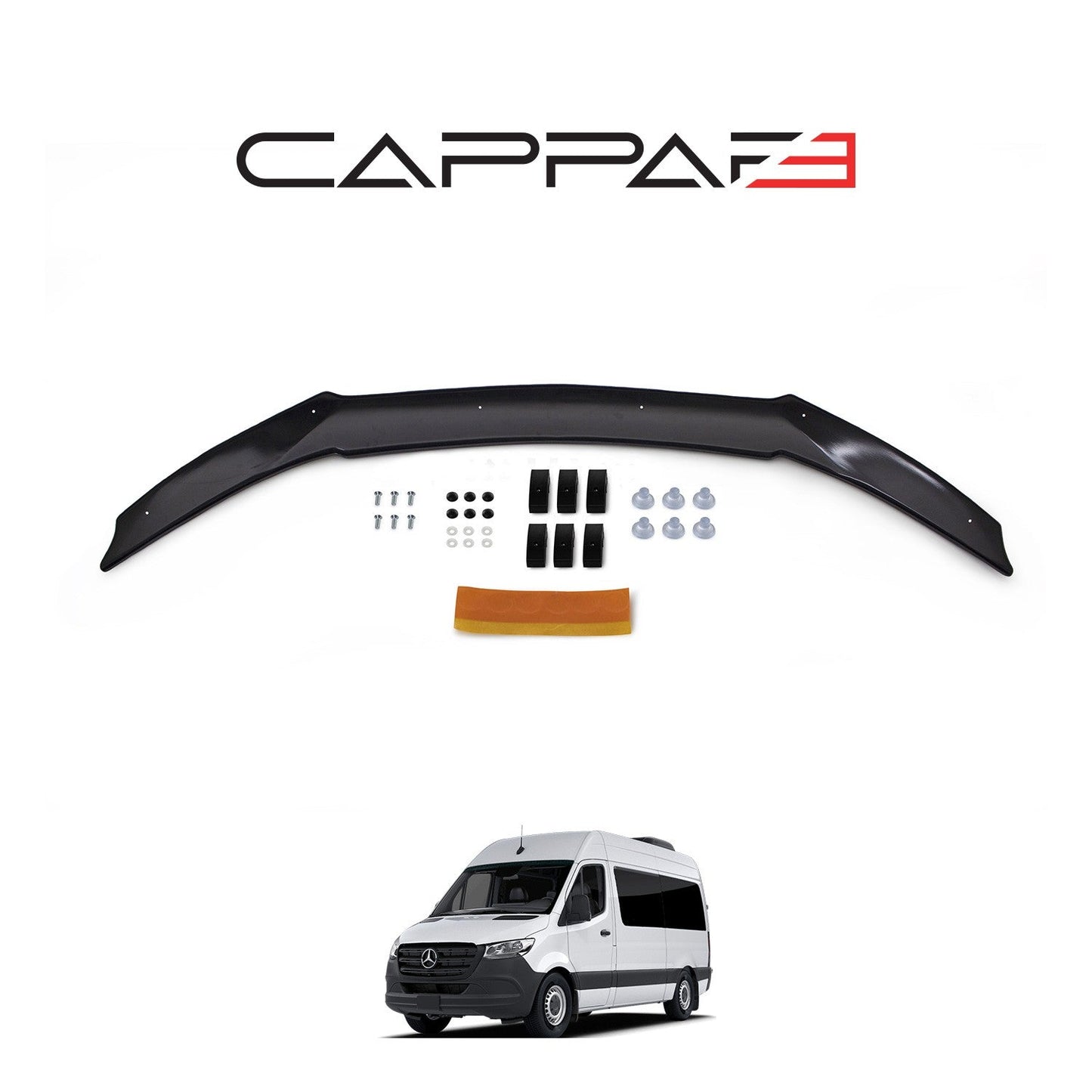 Mercedes Sprinter 2018 Onwards Bonnet Deflector 4mm