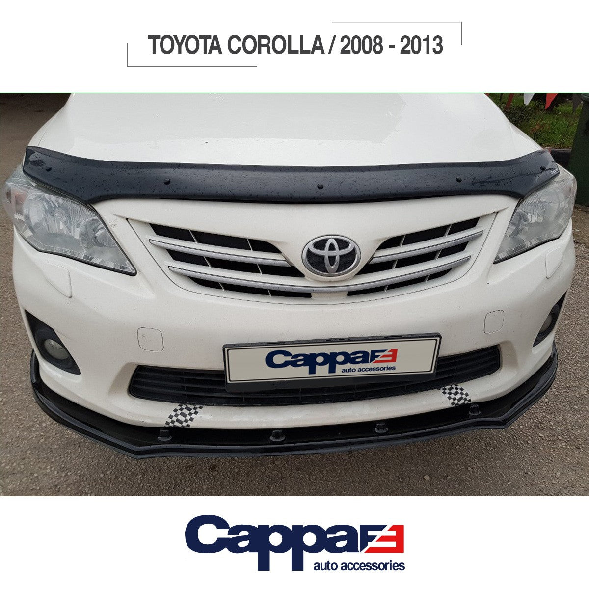 Toyota Corolla 2008 - 2013 Bonnet Deflector 4mm
