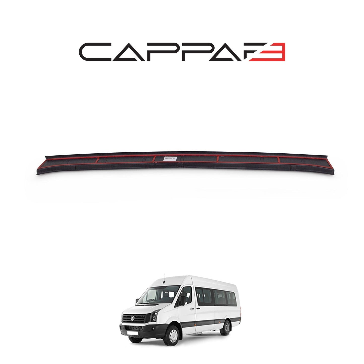 Volkswagen Crafter 2012 - 2017 Rear Bumper Sill Protector Matt