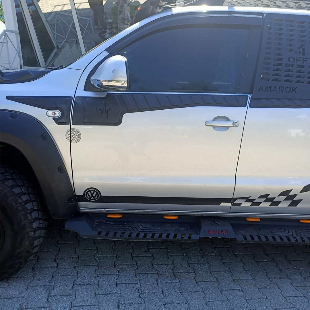 Volkswagen Amarok 2010 - 2022 Rear Bumper Sill Protector 6pcs