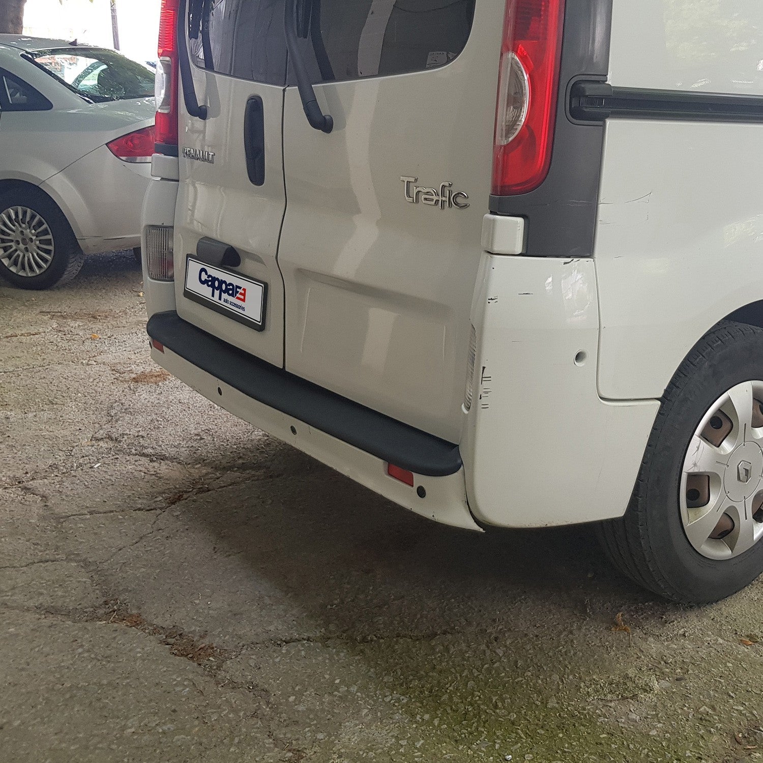 Renault Trafic 2001 - 2014 Rear Bumper Sill Protector Matt