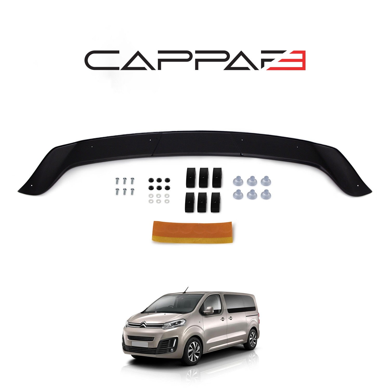 Citroen Jumpy 2017 Onwards Bonnet Deflector 4mm