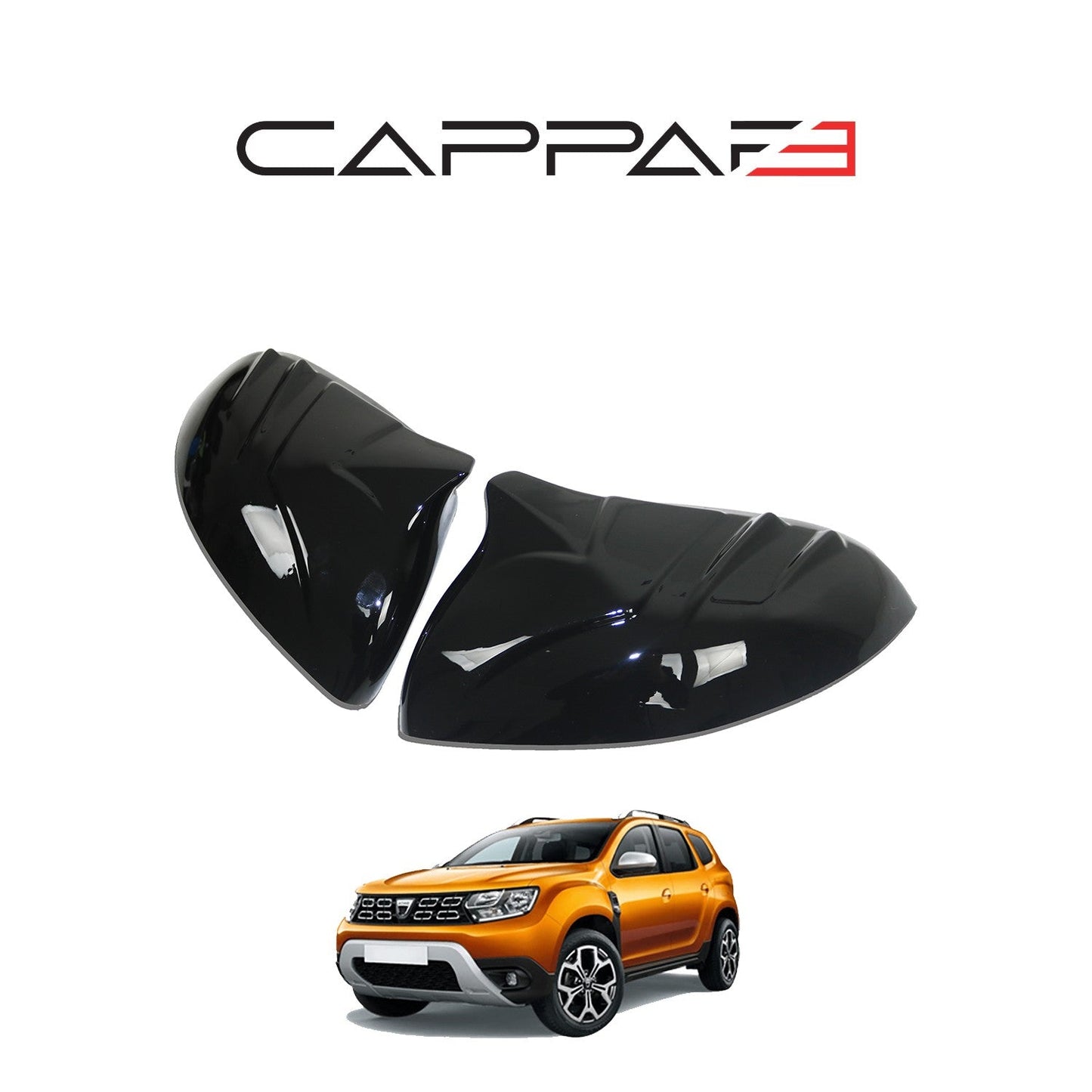 Dacia Duster 2018 - 2024 Door Mirror Covers 2pcs