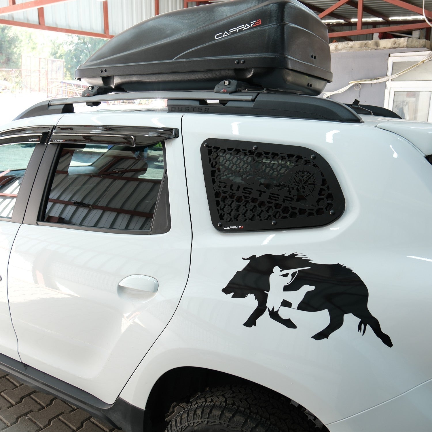 Dacia Duster 2018 - 2024 Metal Quarter Window 2pcs