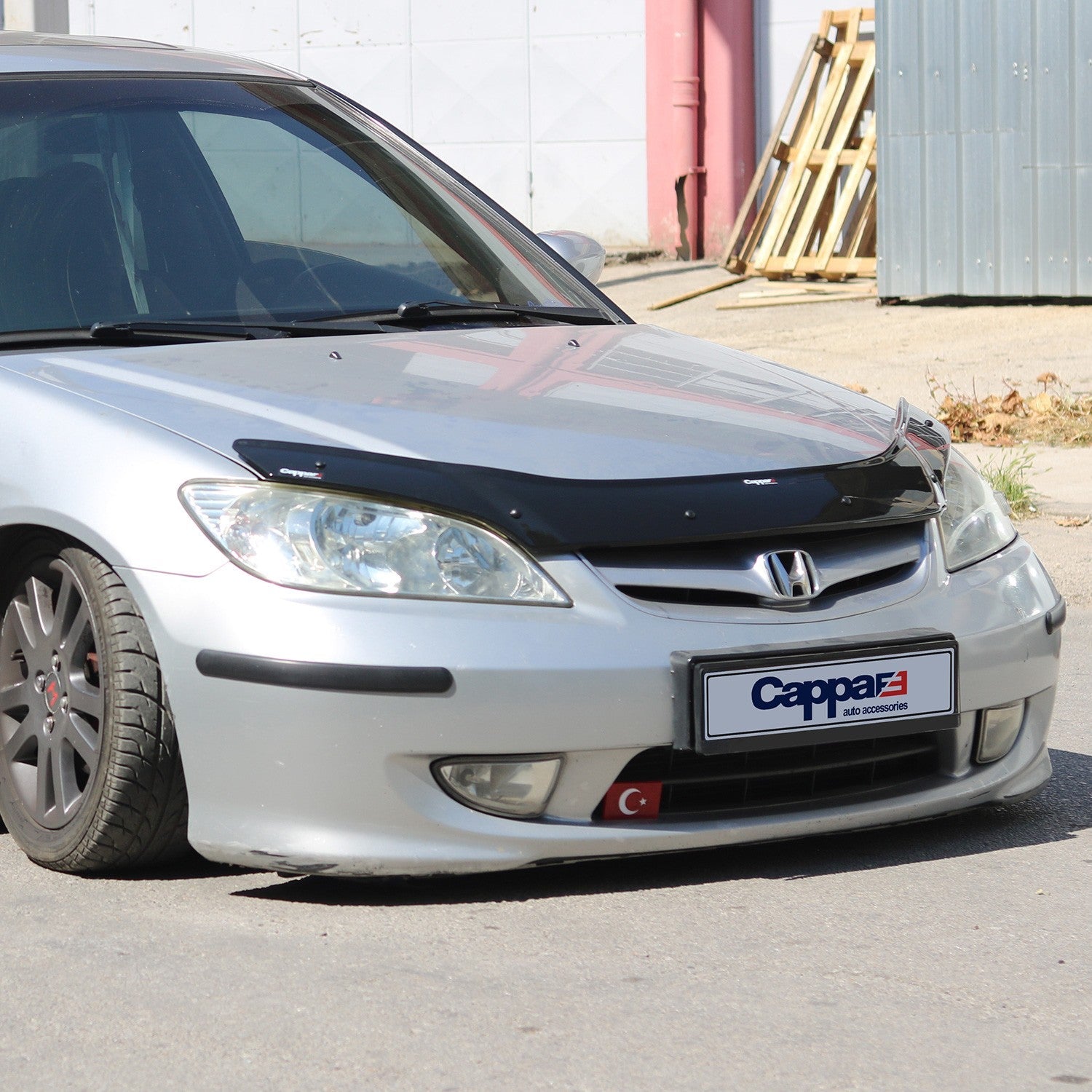 Honda Civic 2001 - 2006 Rear Bumper Sill Protector 4mm
