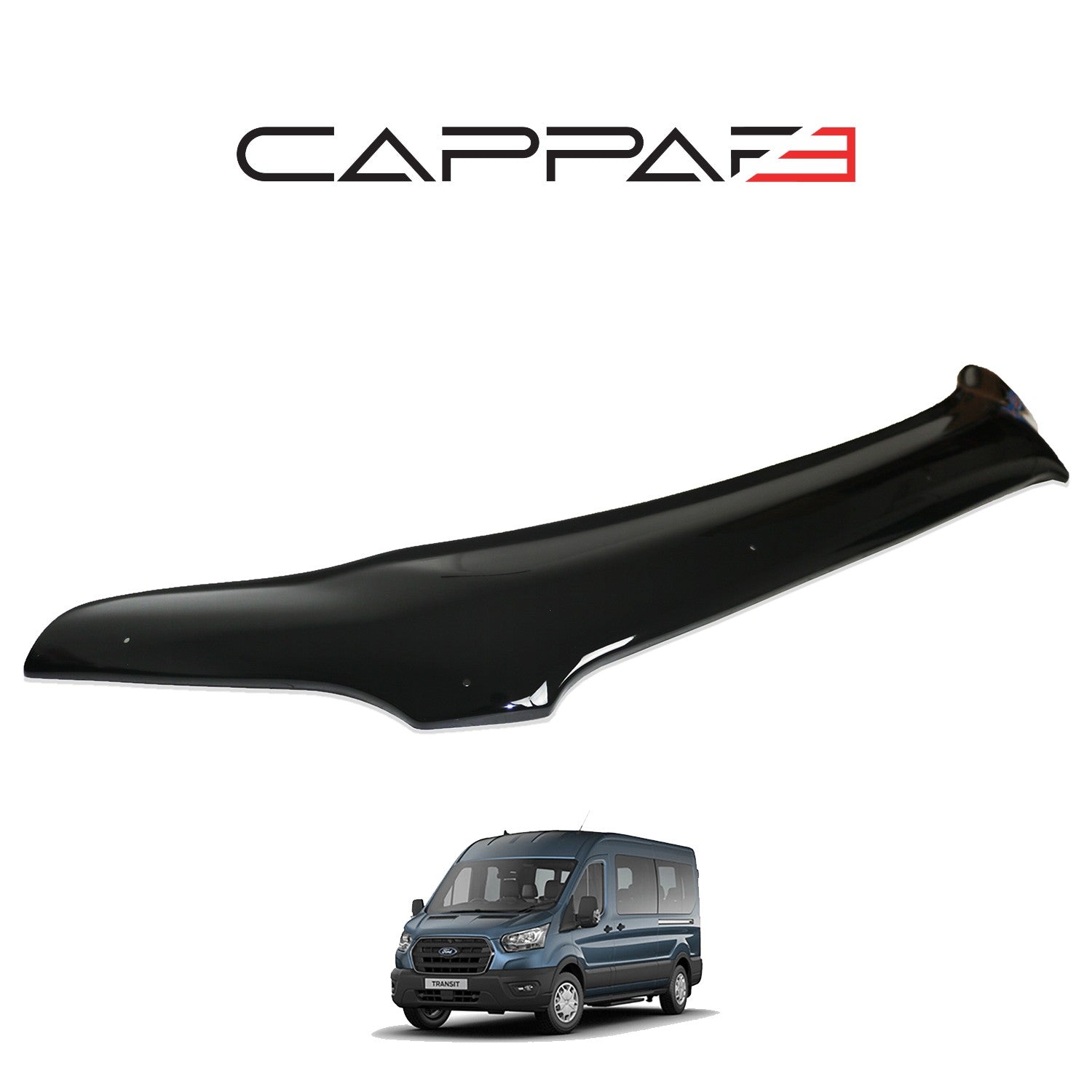 Ford Transit 2019 Onwards Bonnet Deflector 4mm