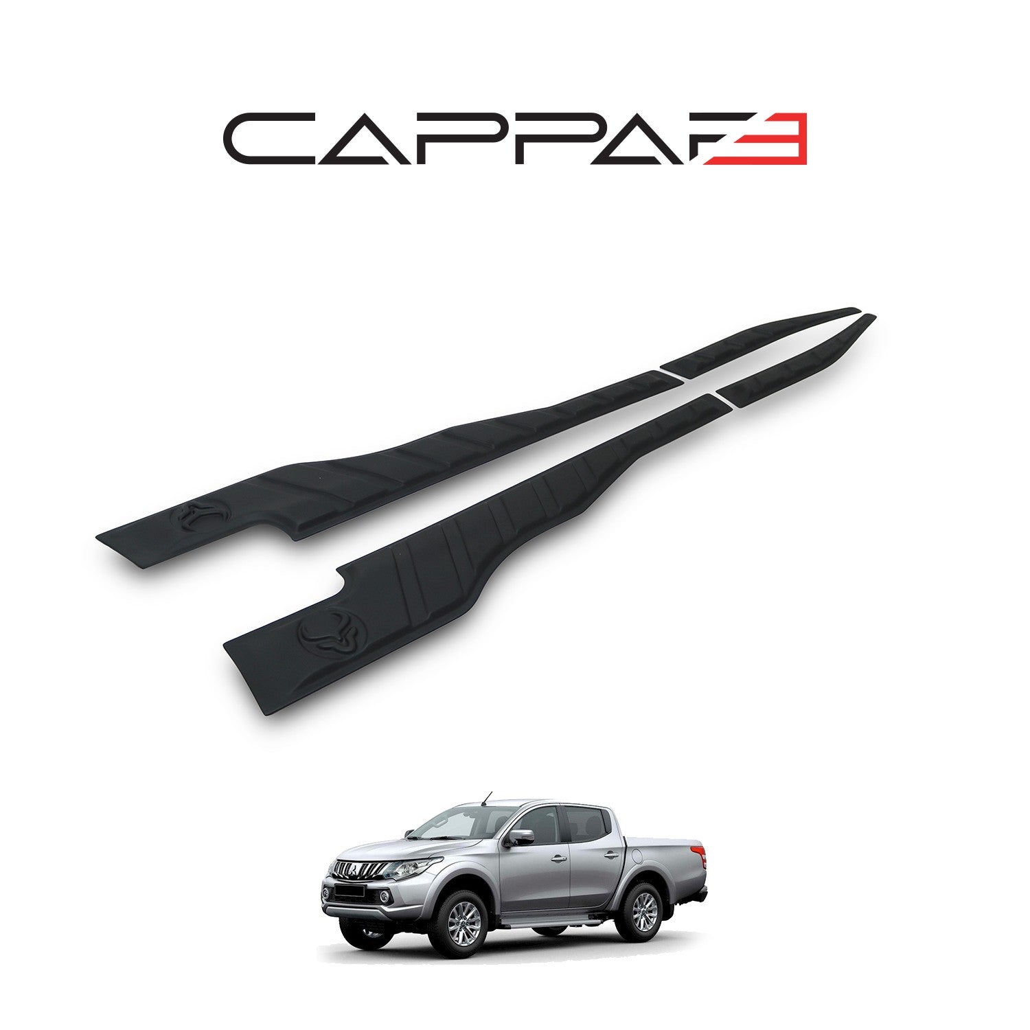 Mitsubishi L200 2015 - 2019 Rear Bumper Sill Protector 4pcs