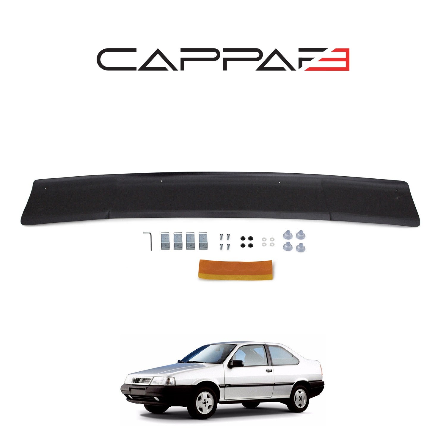 Fiat Tempra 1989 - 2000 Bonnet Deflector 3mm