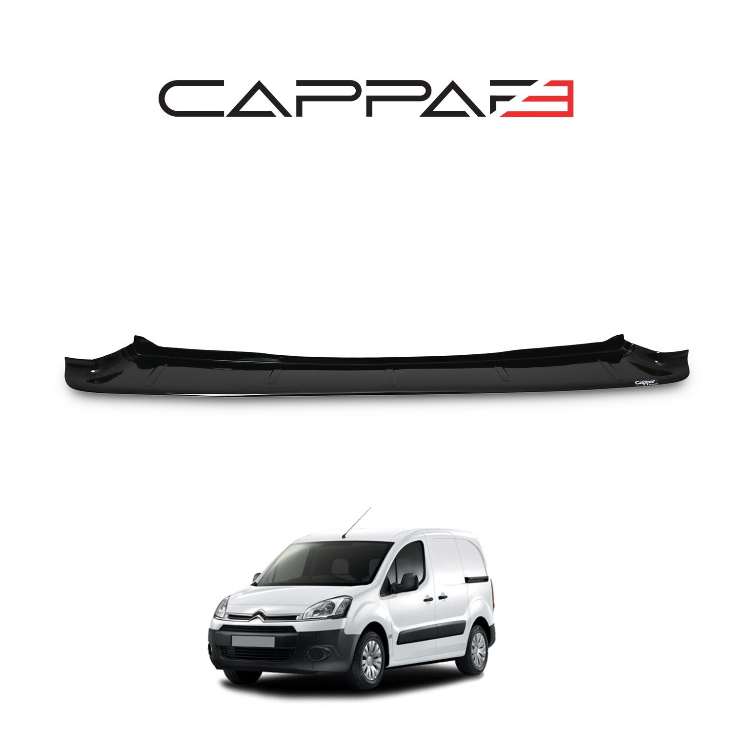 Citroen Berlingo 2009 - 2018 Rear Bumper Sill Protector Gloss