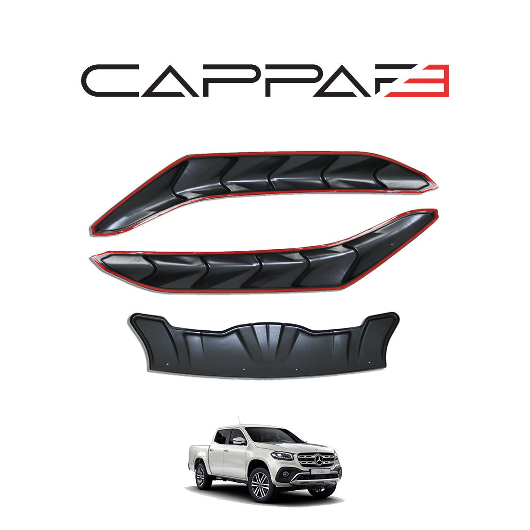 Mercedes X-Class 2017 Onwards Dragon Pack 3pcs