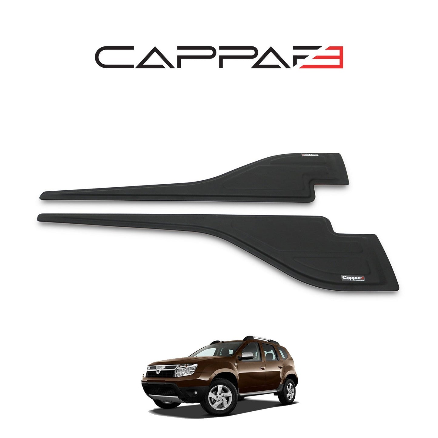 Dacia Duster 2010 - 2017 Rear Bumper Sill Protector 2pcs