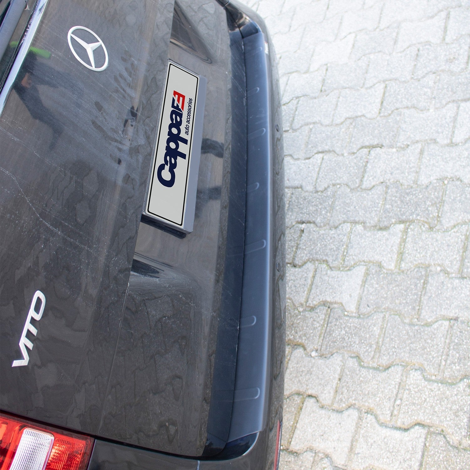 Mercedes Vito 2015 - 2020 Rear Bumper Sill Protector Matt