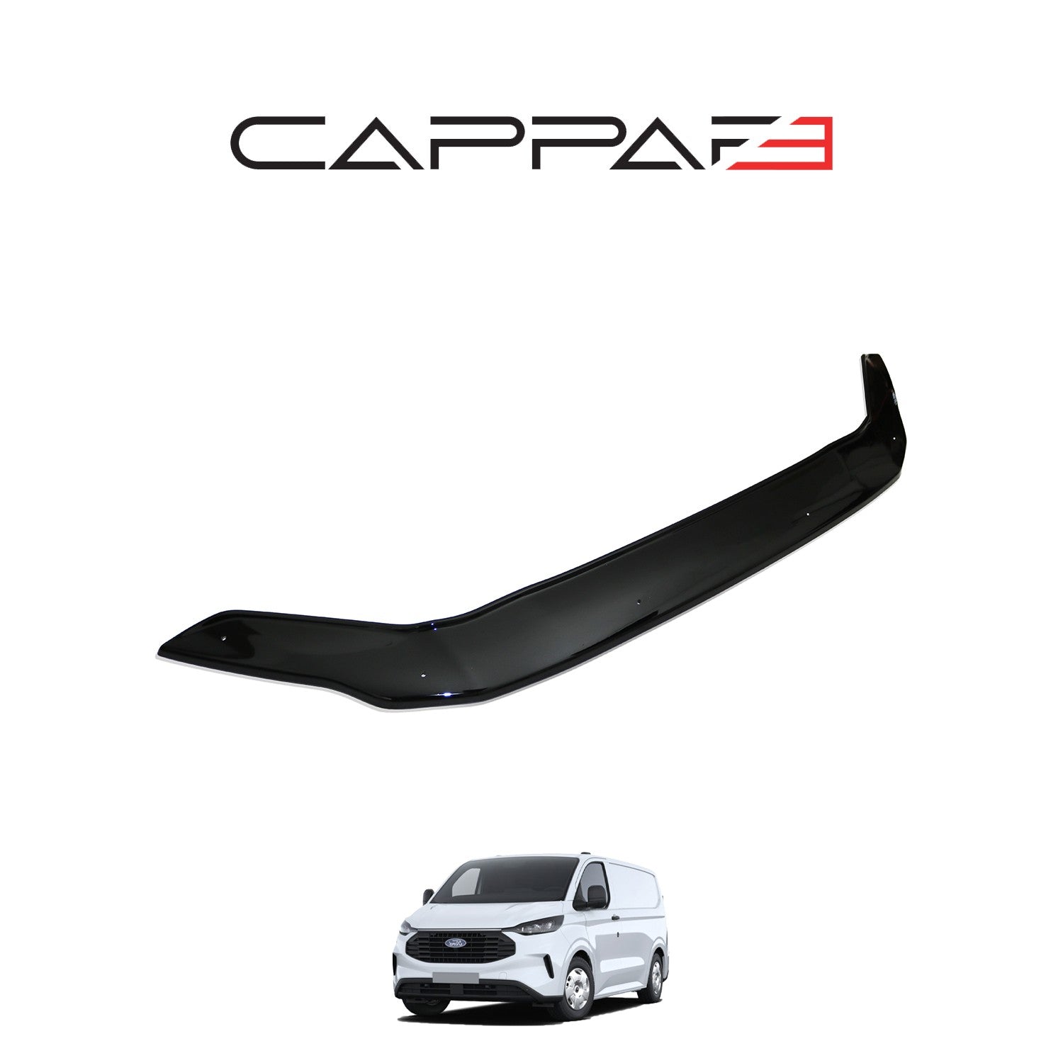 Ford Custom 2023 Onwards Bonnet Deflector 3mm