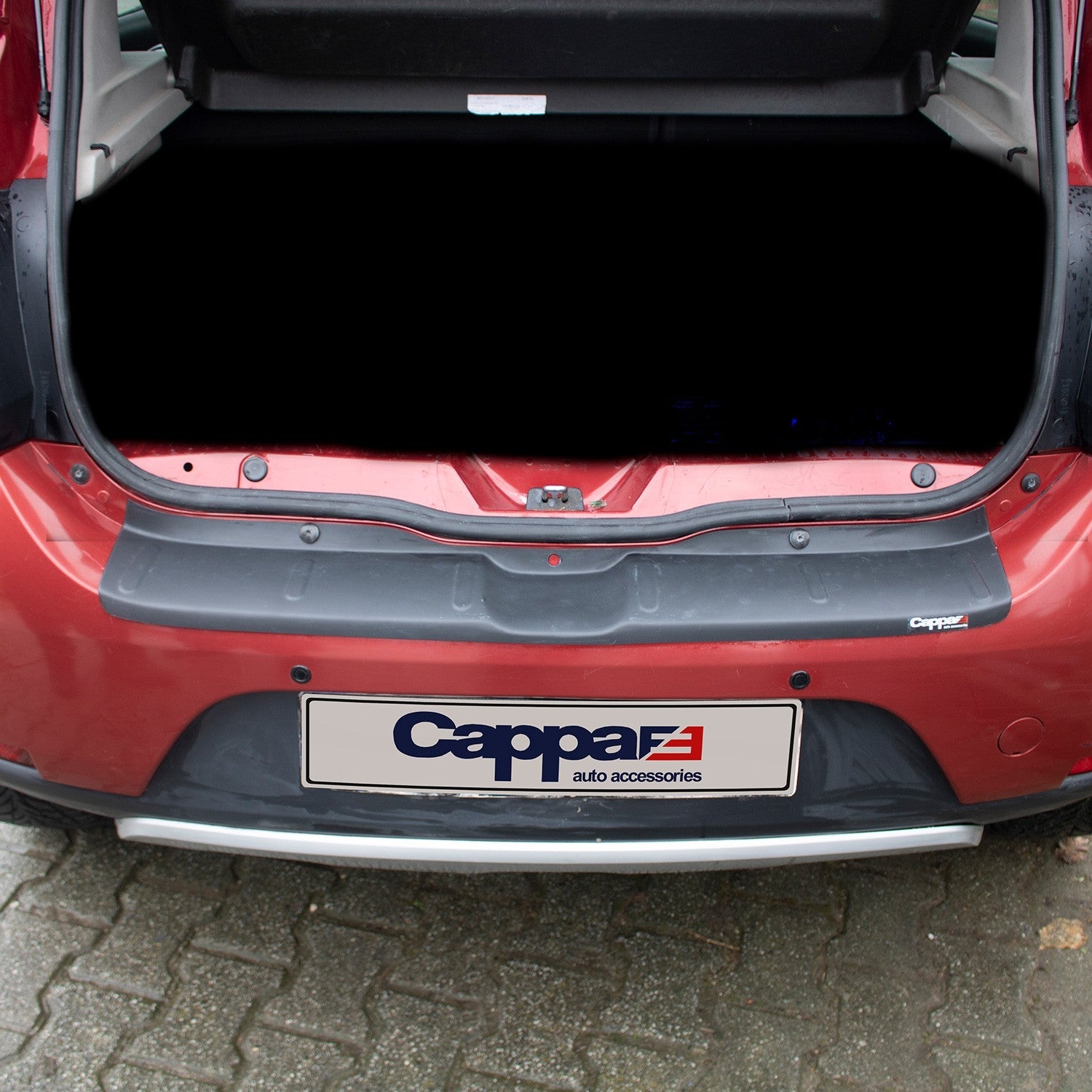 Dacia Sandero 2012 - 2020 Rear Bumper Sill Protector Matt