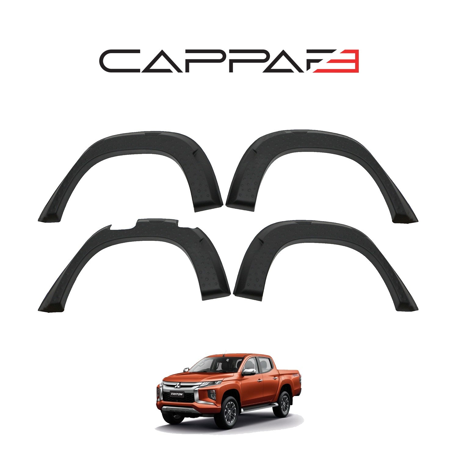 Mitsubishi L200 2019 Onwards Fender Flares 8pcs