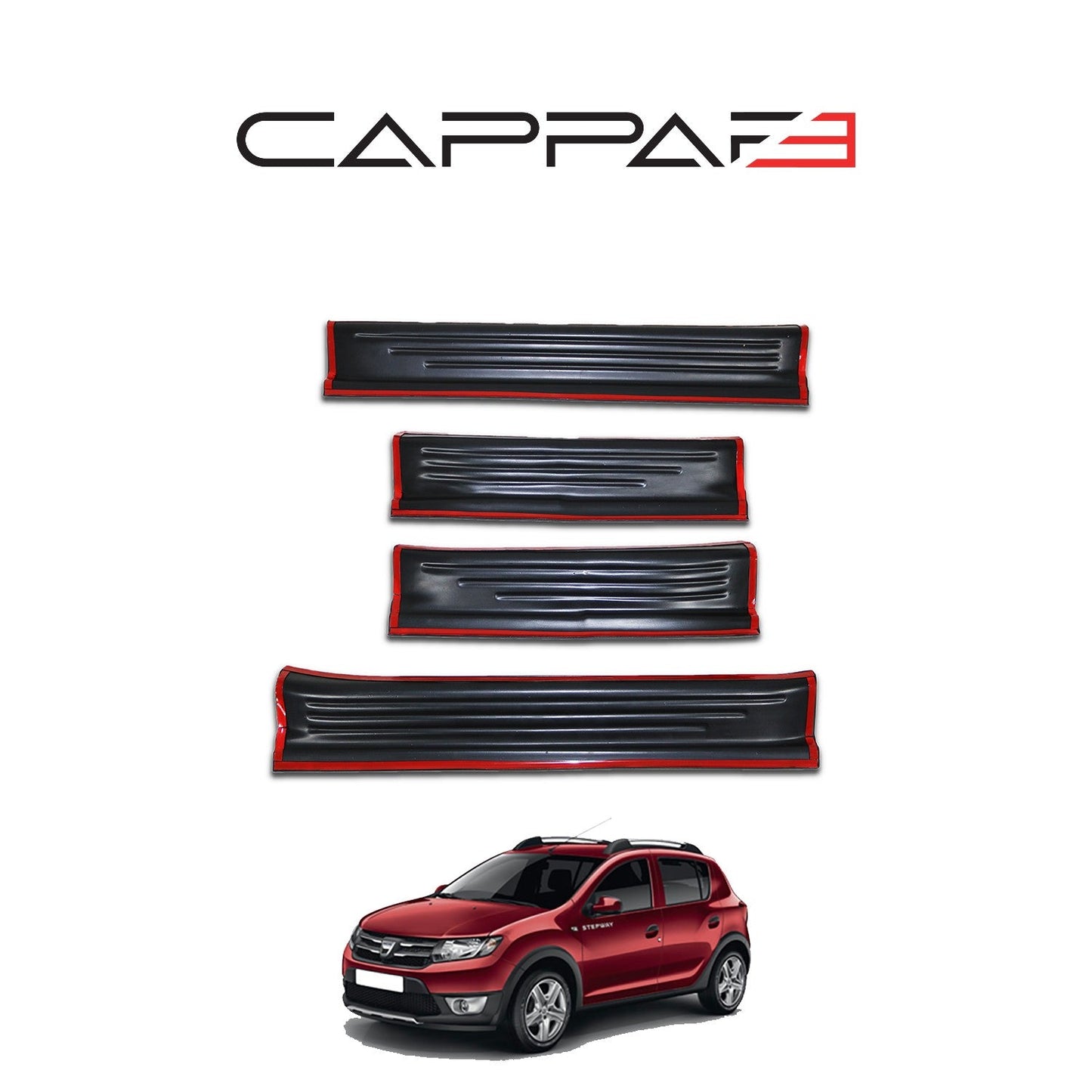 Dacia Sandero 2012 - 2020 Door Sill Protector 4pcs