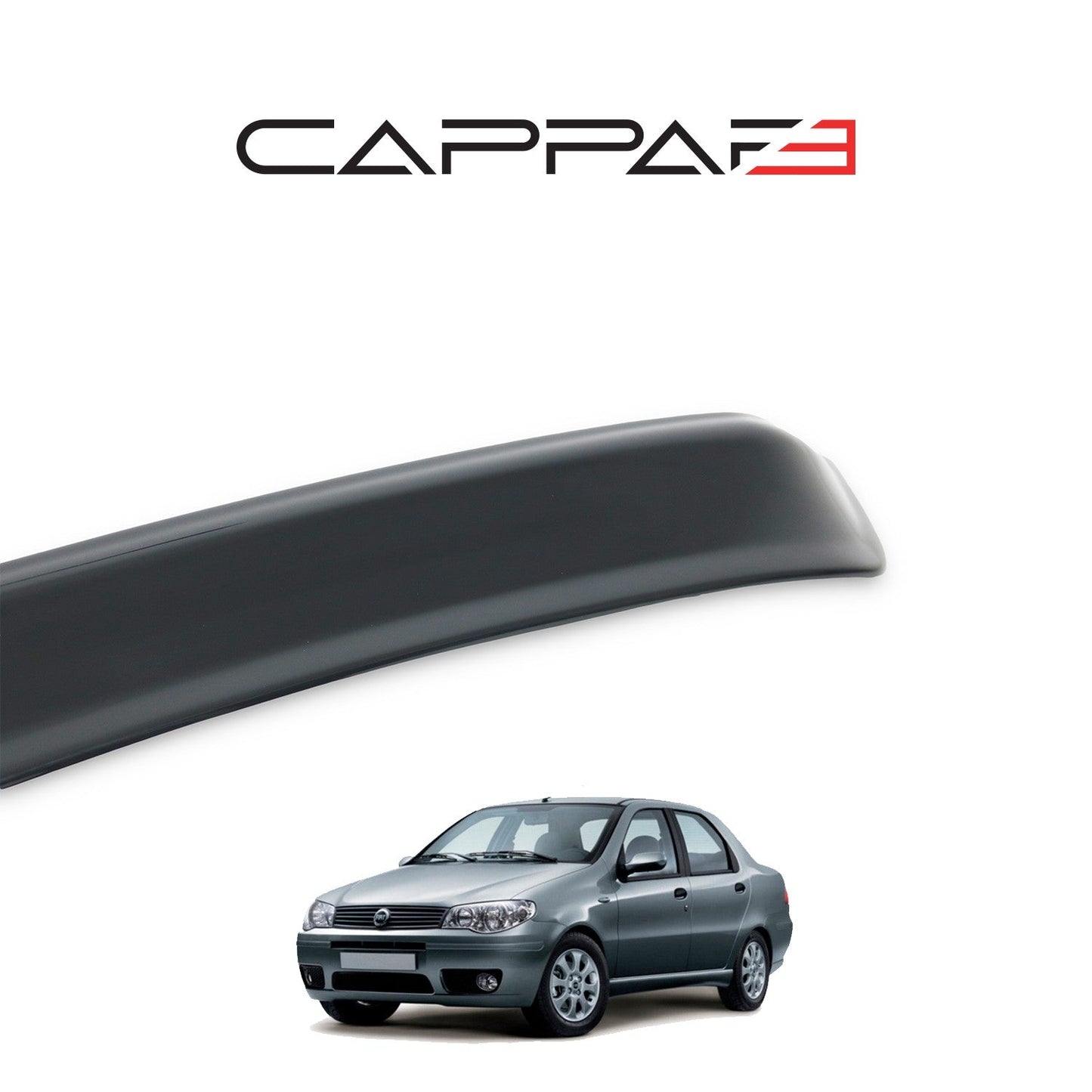 Fiat Albea 2005 - 2012 Rear Window Spoiler