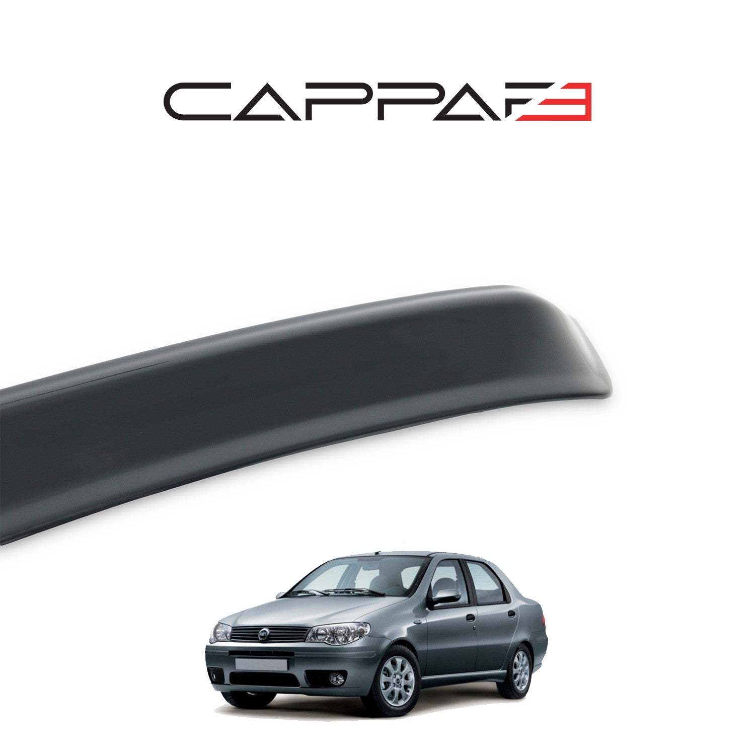 Fiat Albea 2005 - 2012 Rear Window Spoiler