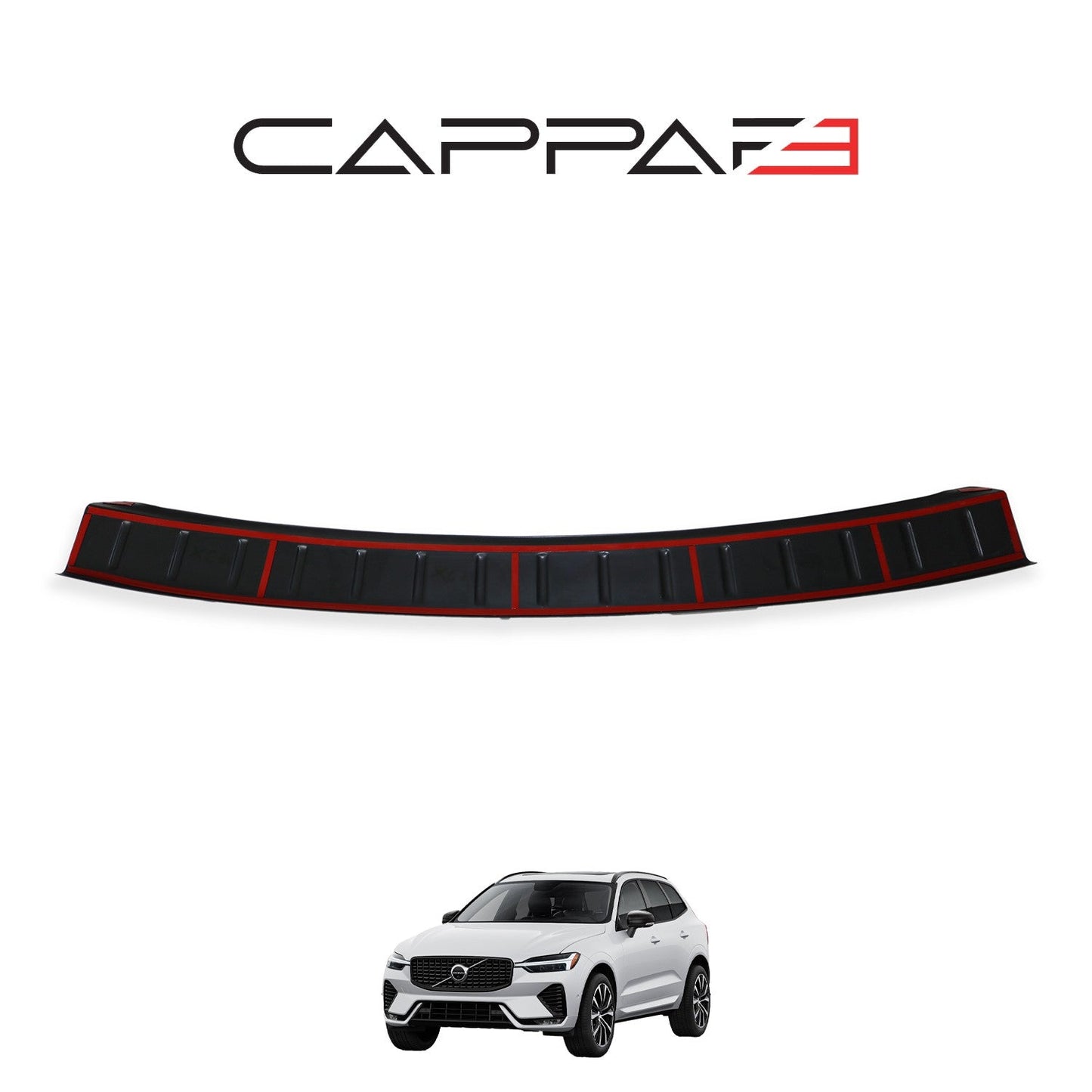 Volvo XC60 2017 Onwards Rear Bumper Sill Protector Matt