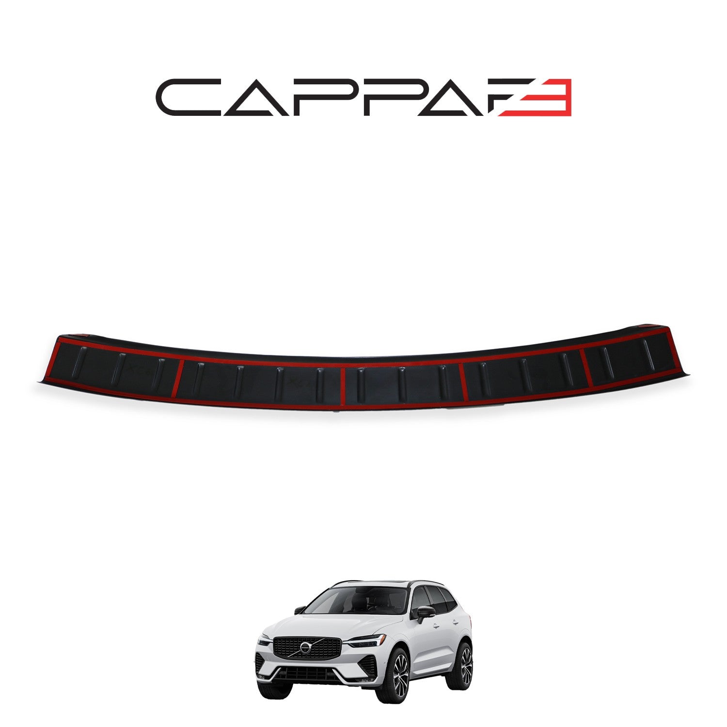 Volvo XC60 2017 Onwards Rear Bumper Sill Protector Matt