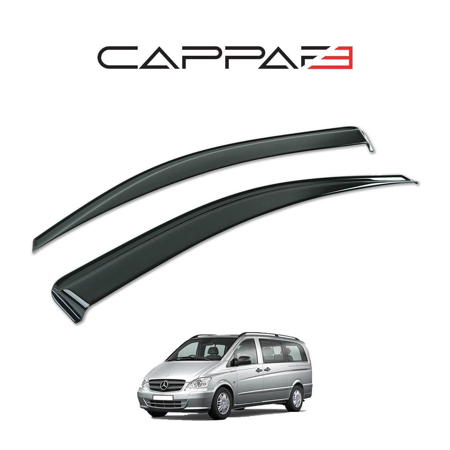 Mercedes Vito 2011 - 2014 Window Wind Deflectors 2pcs