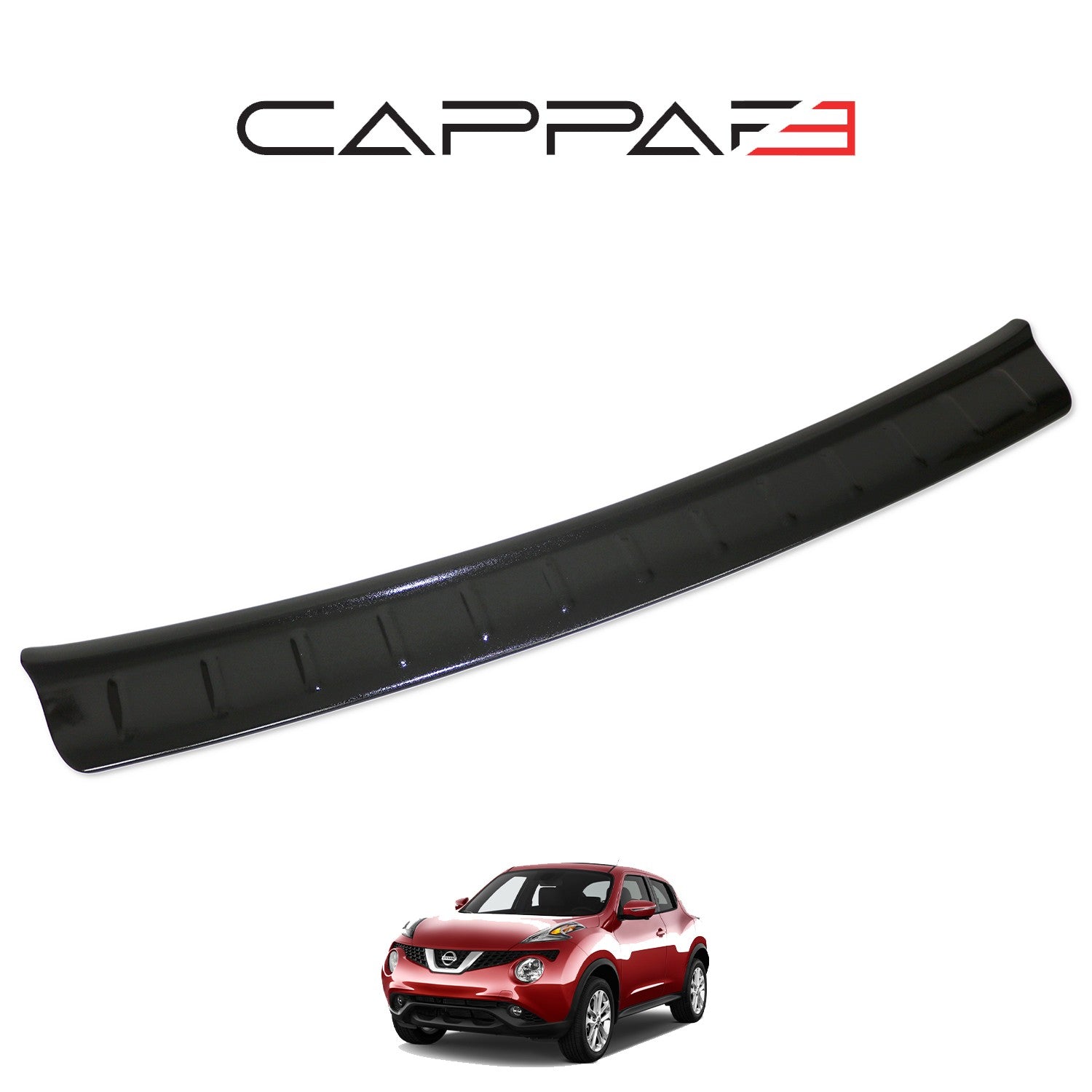 Nissan Juke 2014 - 2018 Rear Bumper Sill Protector Gloss