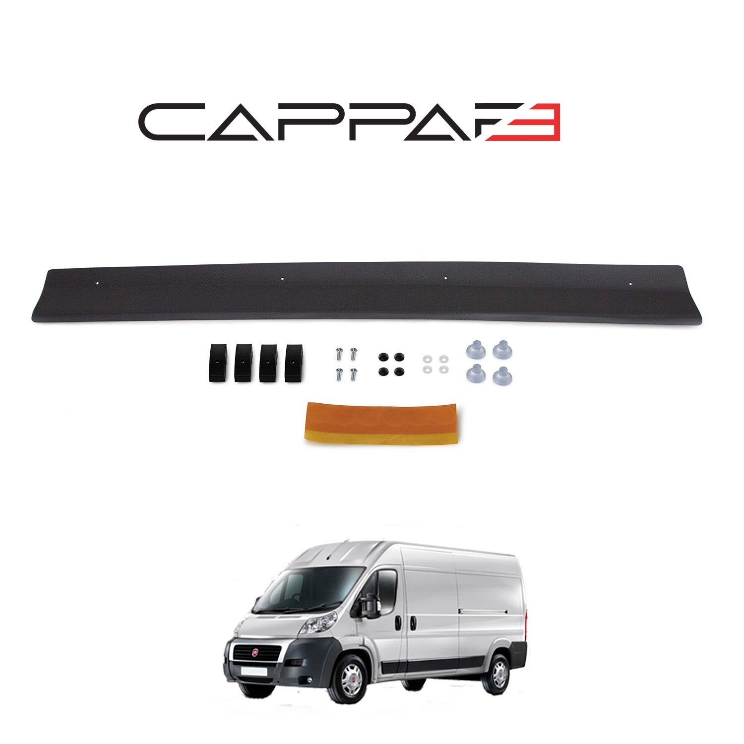 Fiat Ducato 2006 - 2014 Bonnet Deflector 4mm