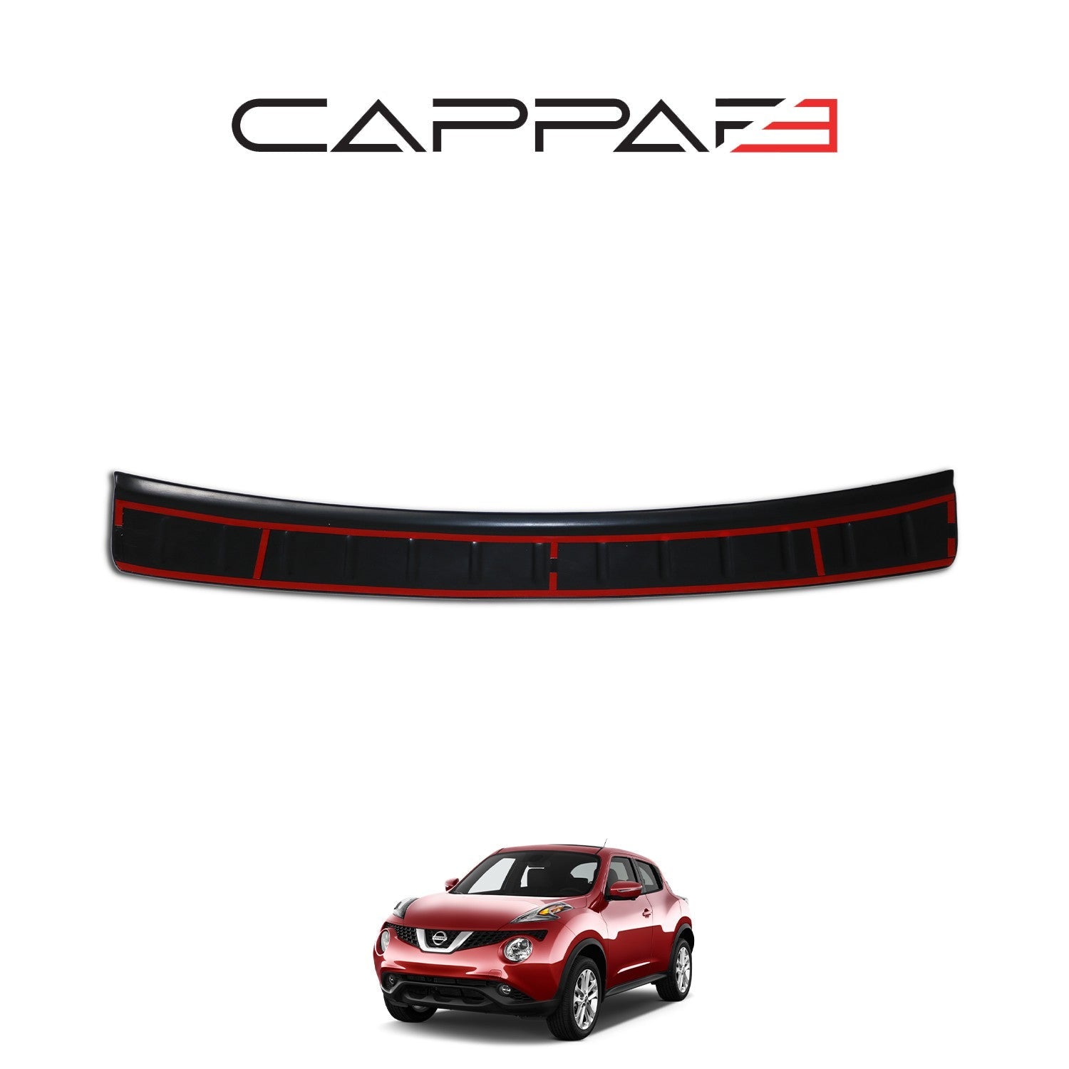 Nissan Juke 2014 - 2018 Rear Bumper Sill Protector Matt
