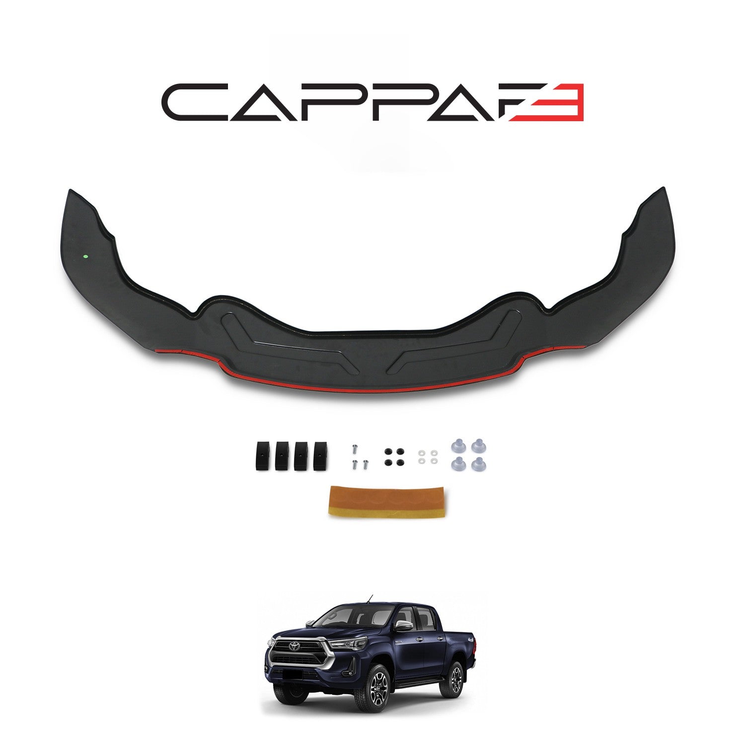 Toyota Hilux 2021 Onwards Bonnet Deflector
